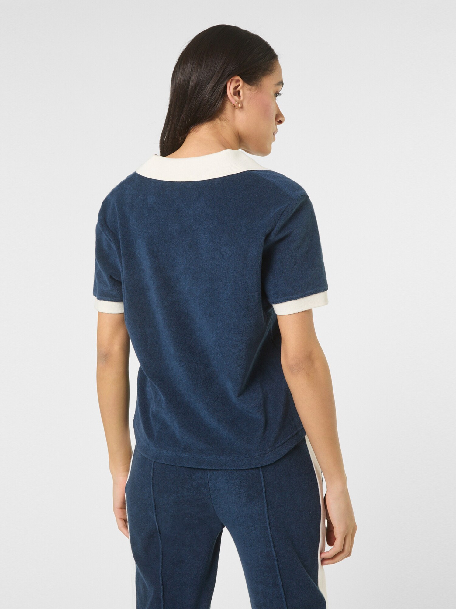FILA Camiseta 'BELFORT relaxed johnny collar towelling top'  azul – imagen 2