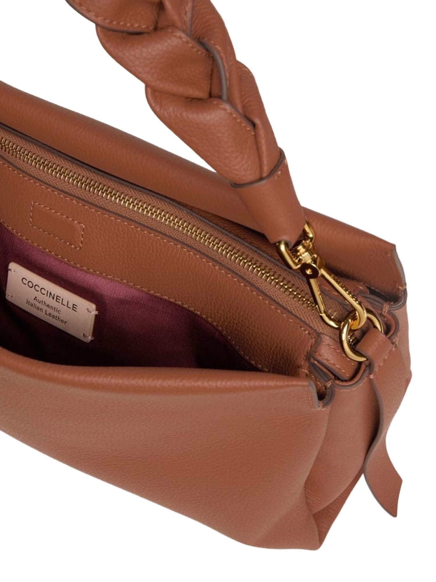 Coccinelle Bolso de mano 'Boheme Grana Double Shoulder Bag'  cognac – imagen 3