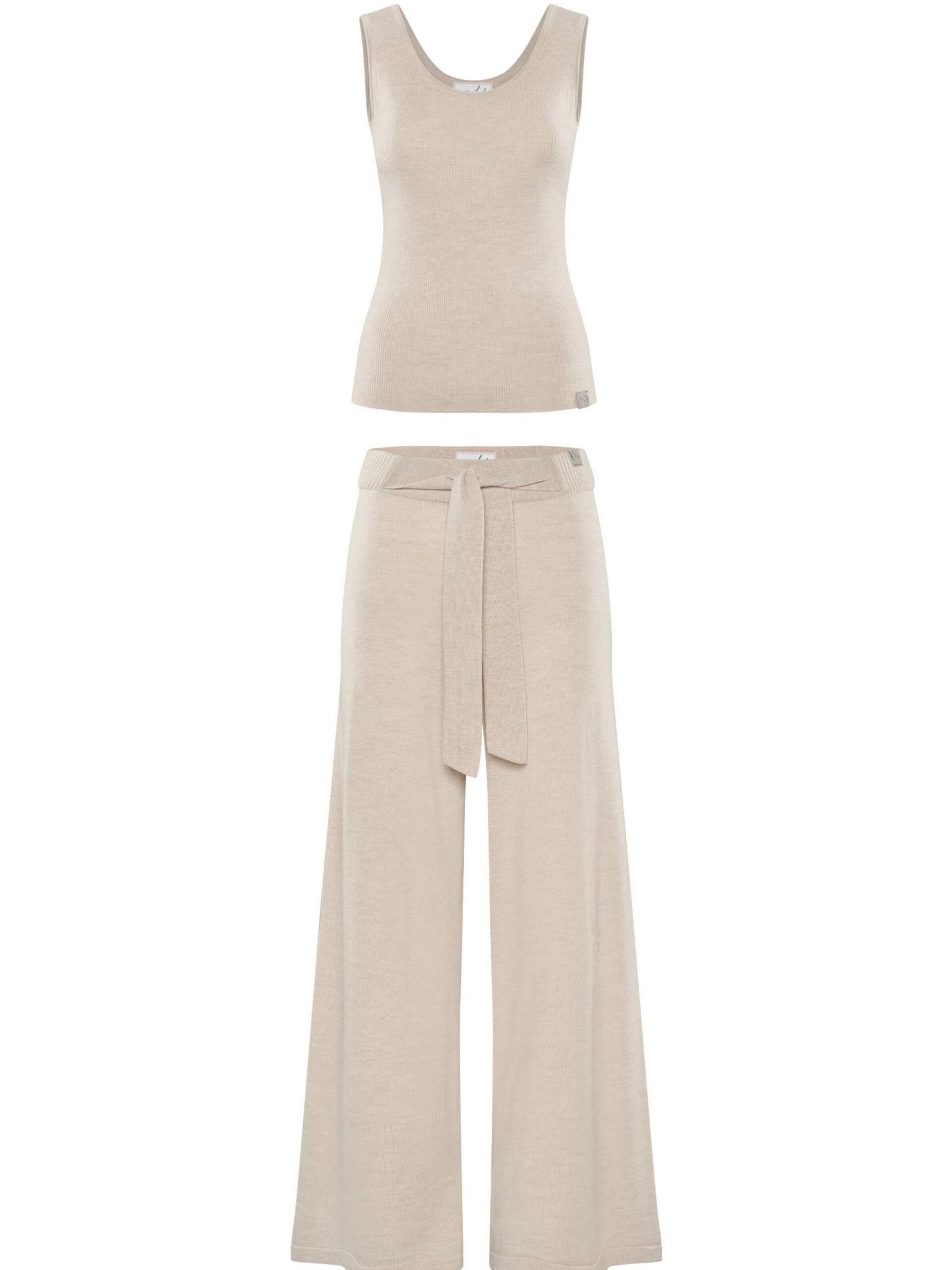 YOU LOOK PERFECT Hemmadräkt 'LOUNGEWEAR SET Top Blossom & Pants Bailey' pyjamas & nattlinnen dam