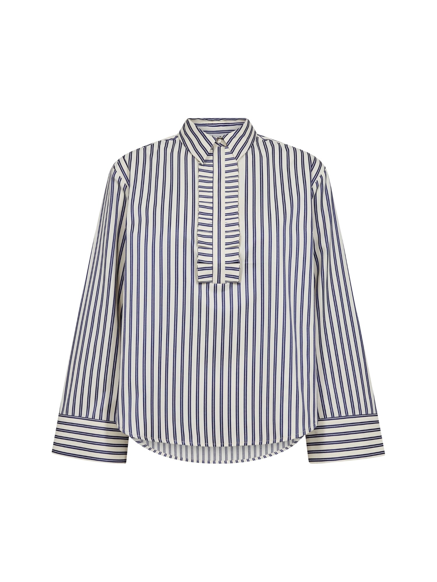 co'couture Bluză 'Samson'  bleumarin / alb