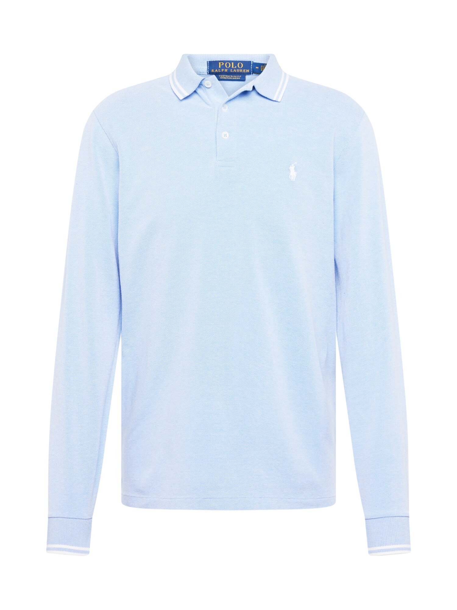 Polo Ralph Lauren Marškinėliai šviesiai mėlyna / balkšva