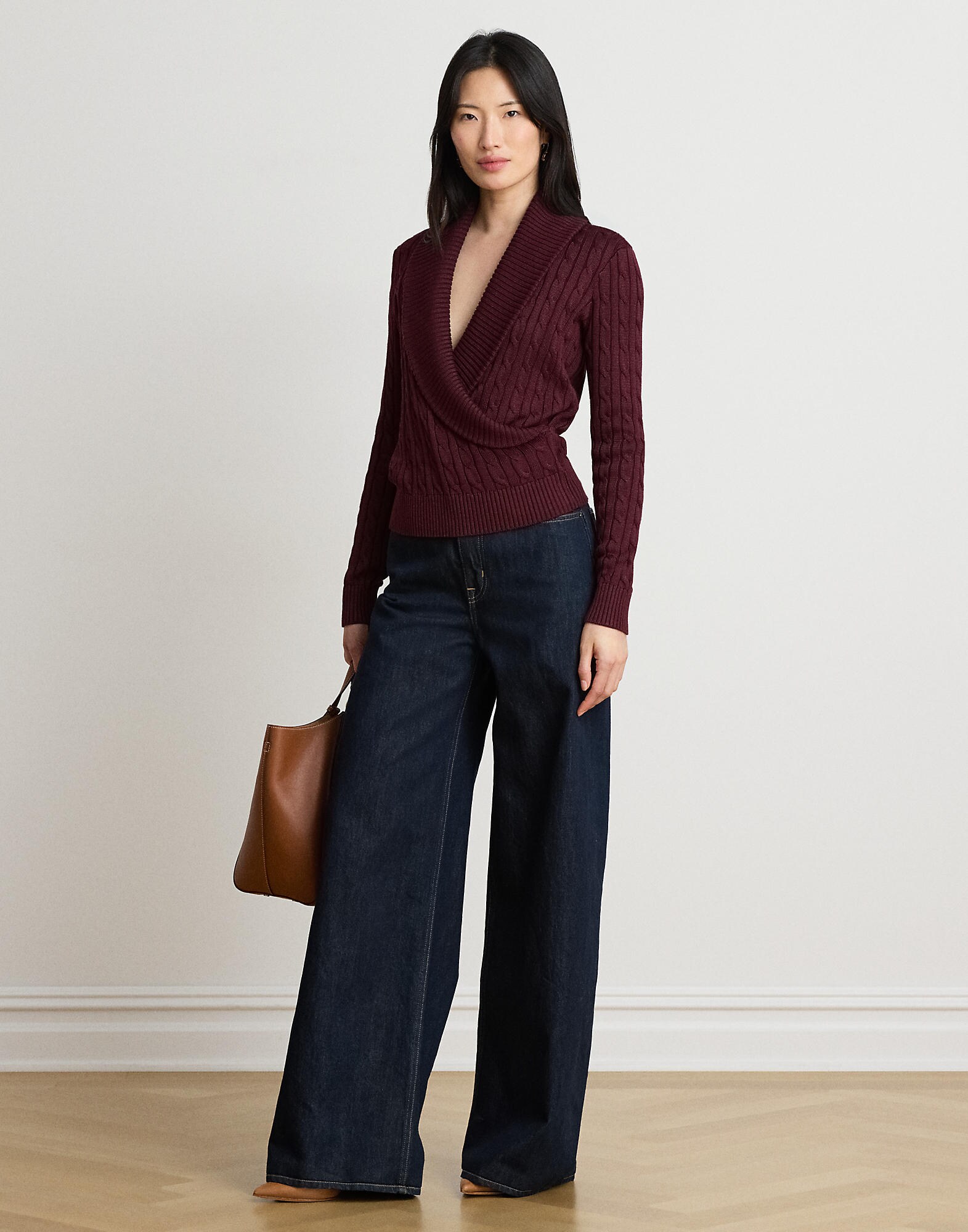 Lauren Ralph Lauren Jersey  rojo oscuro – imagen 4