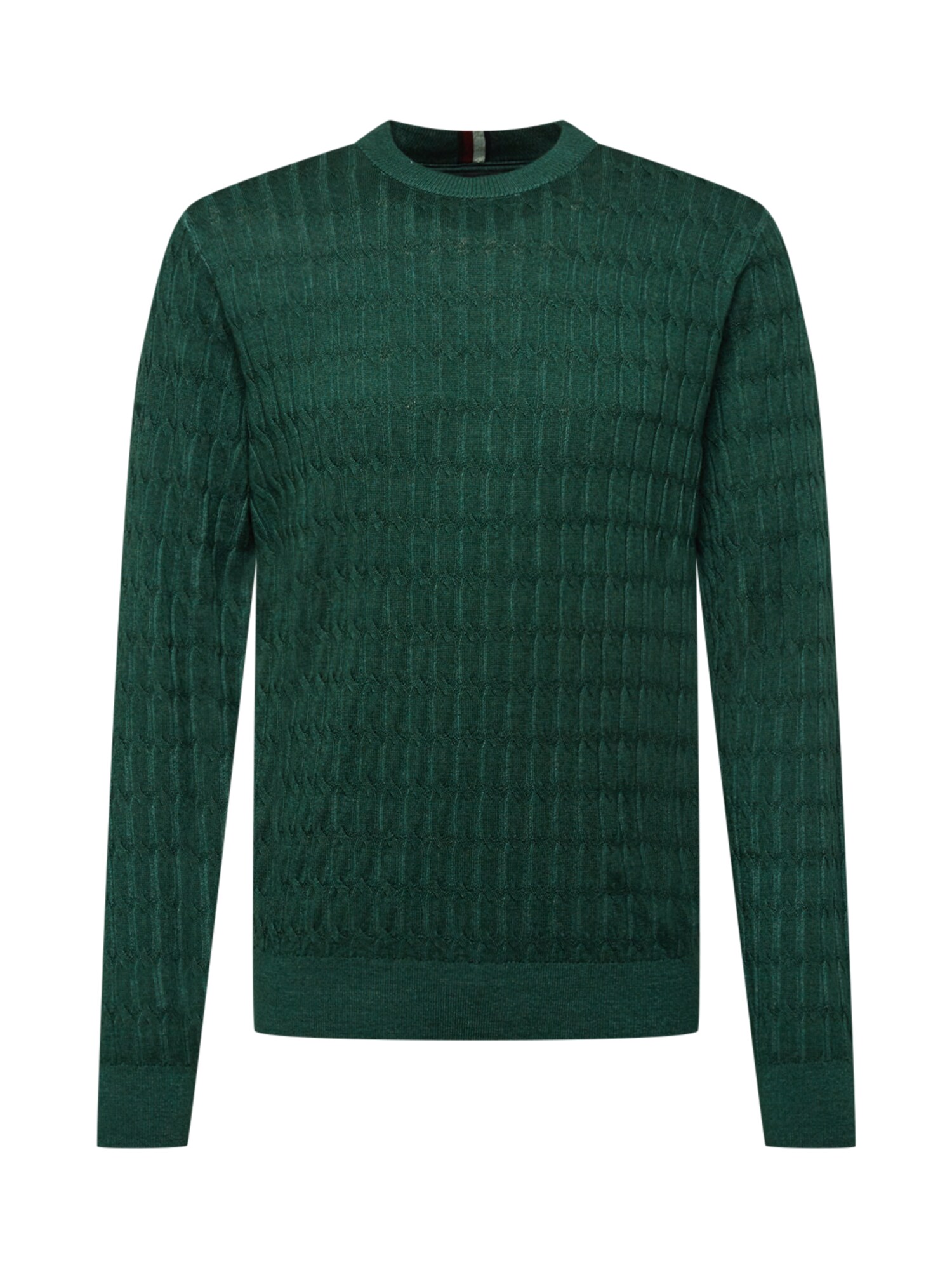 Tommy Hilfiger Tailored Džemperis tumši zaļa