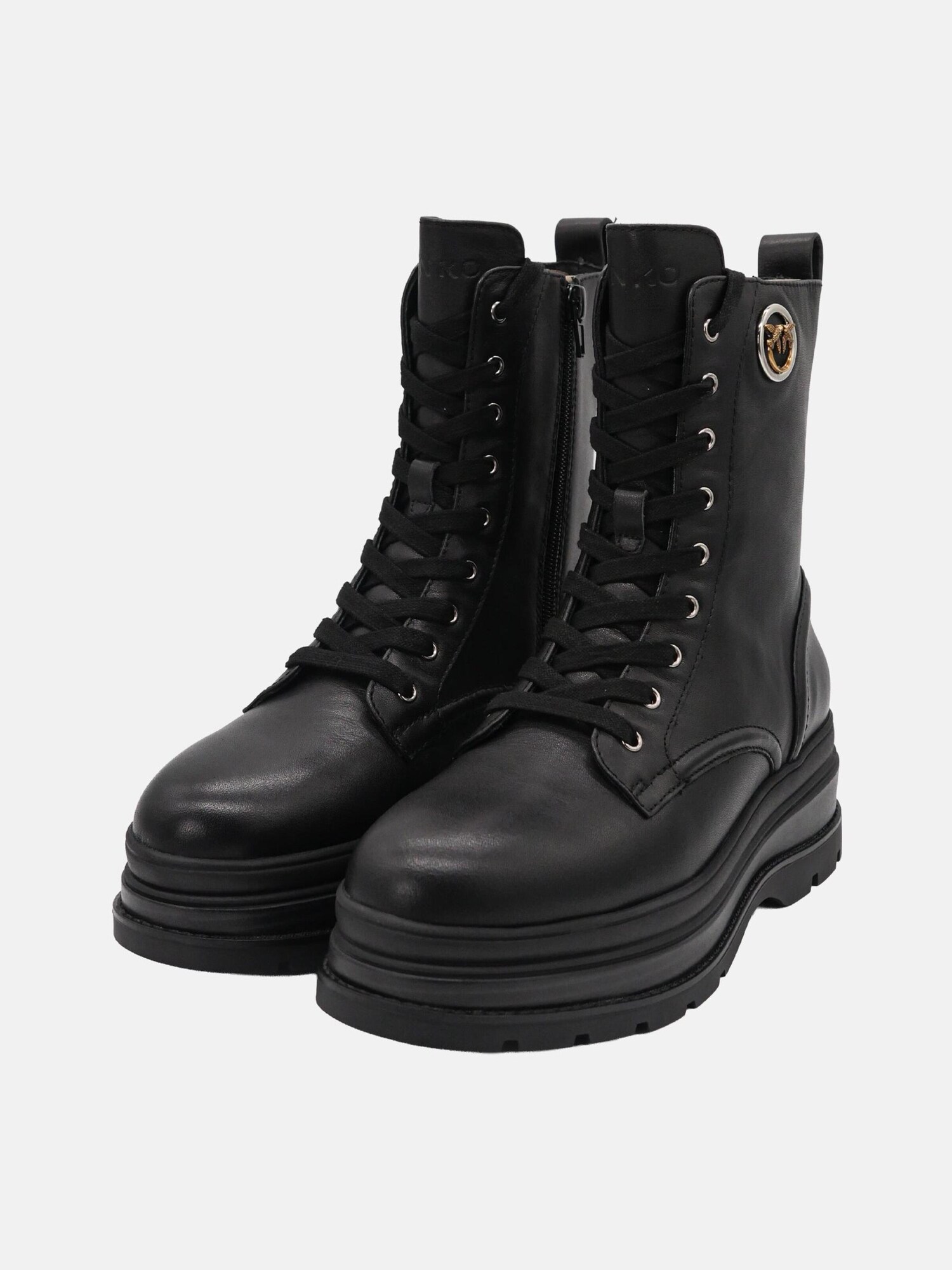 PINKO Botines con cordones 'EVA'  negro – imagen 4