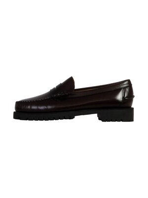 SEBAGO Zapatos con cordón 'Sebago Docksides Dan Lug W aus Leder'  marrón