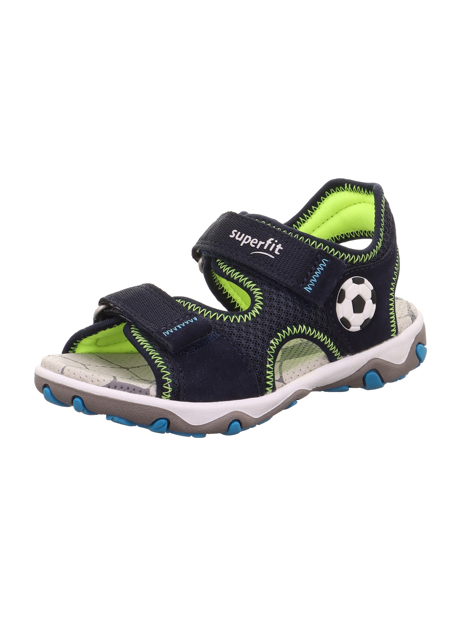 SUPERFIT Otvorená obuv 'Mike 3.0'  námornícka modrá / čierna / biela