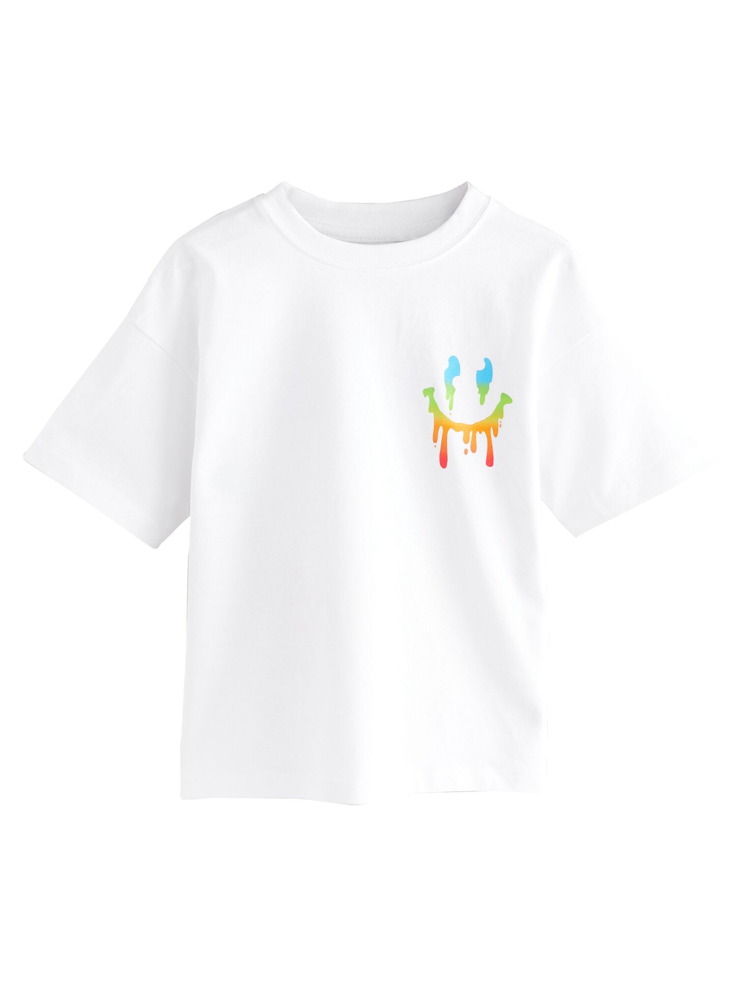 Next Tricou  albastru deschis / galben / verde deschis / alb
