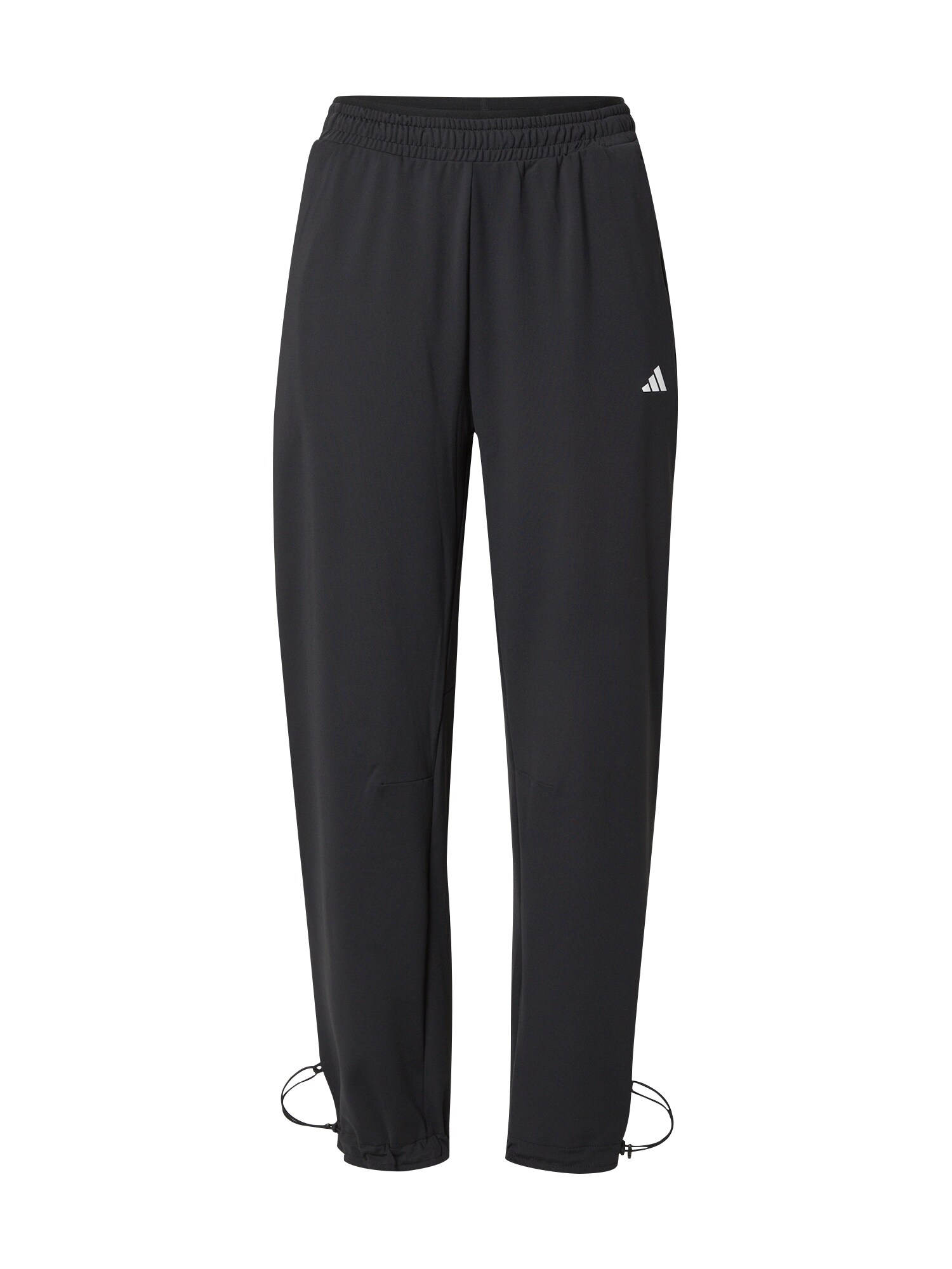 ADIDAS PERFORMANCE Pantaloni sport  negru / alb