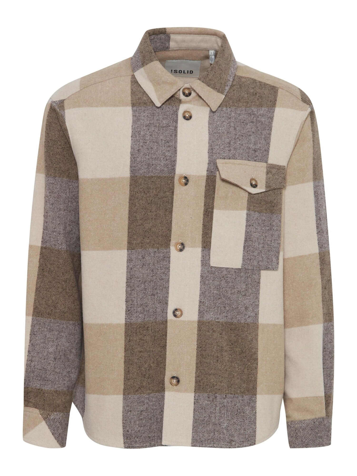 !Solid Chaqueta de entretiempo 'SDManheim' beige / beige oscuro / marrón