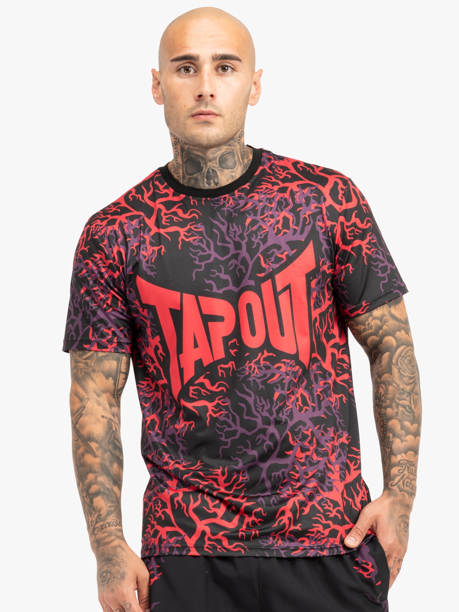 Tapout Funkcionális felső 'ROOTSTOCK'  antracit / világospiros termék 2. képe