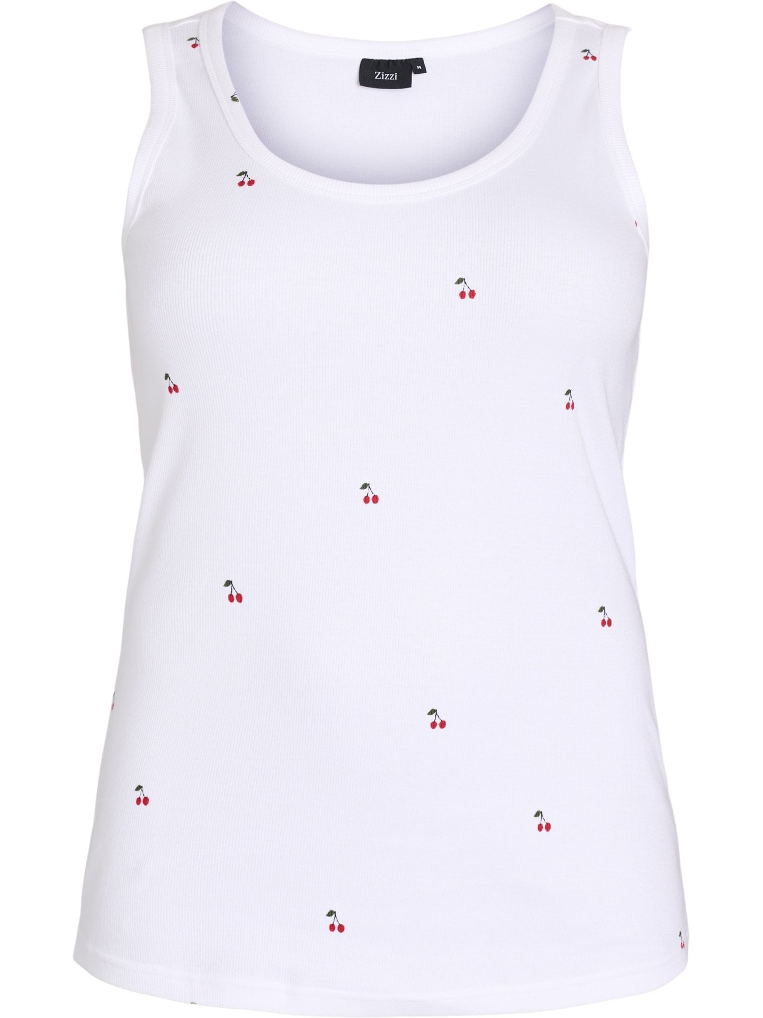Zizzi Top 'Camila'  zelená / červená / biela