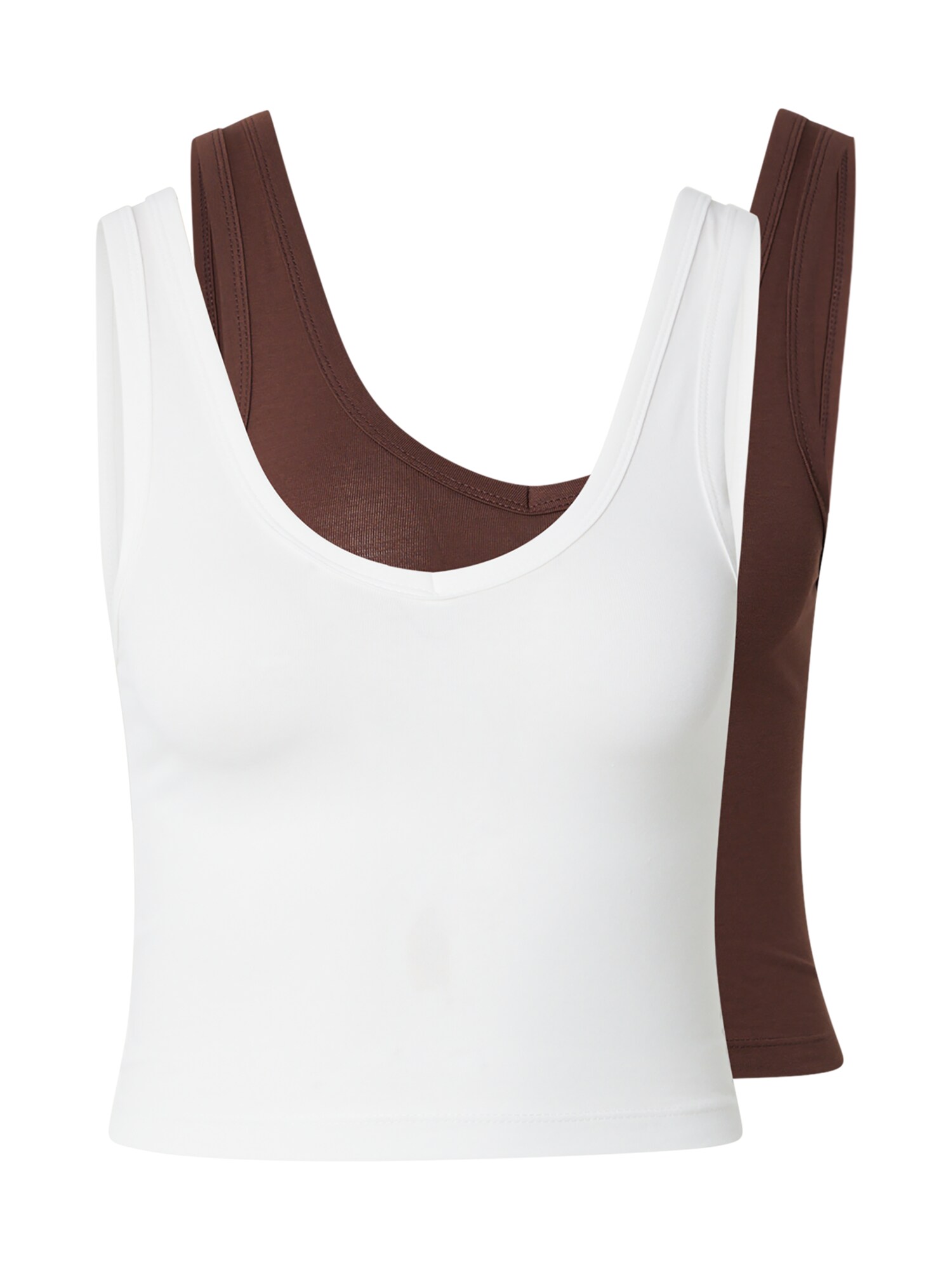 studioselect Top 'Pina'  rjava / bela