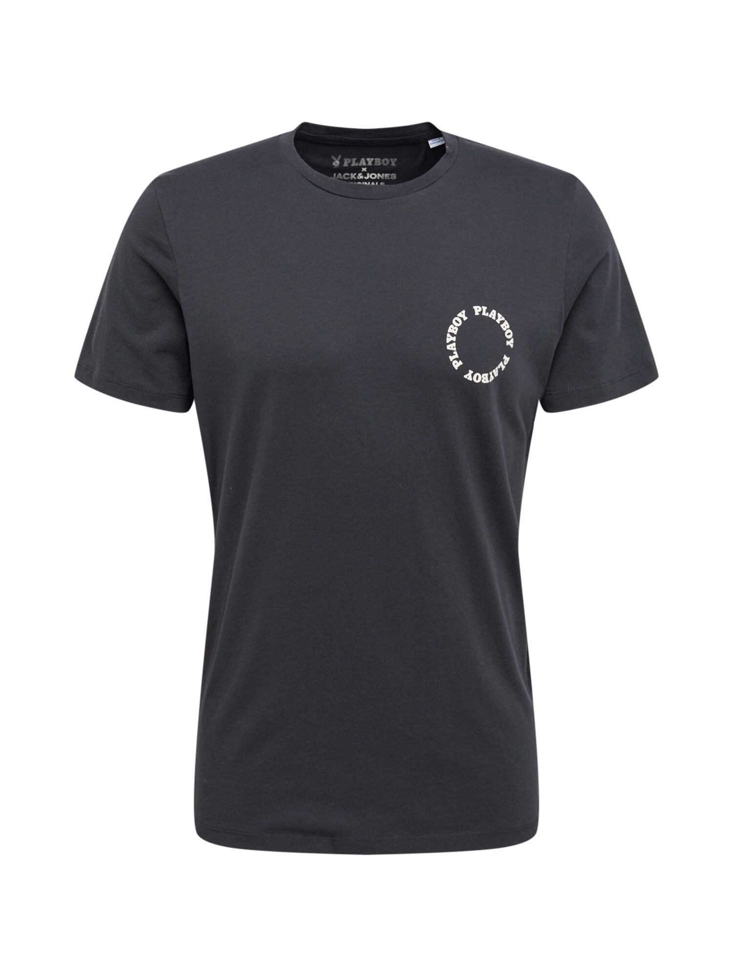 JACK & JONES Marškinėliai 'PLAYER'  juoda / balta / raudona / ruda