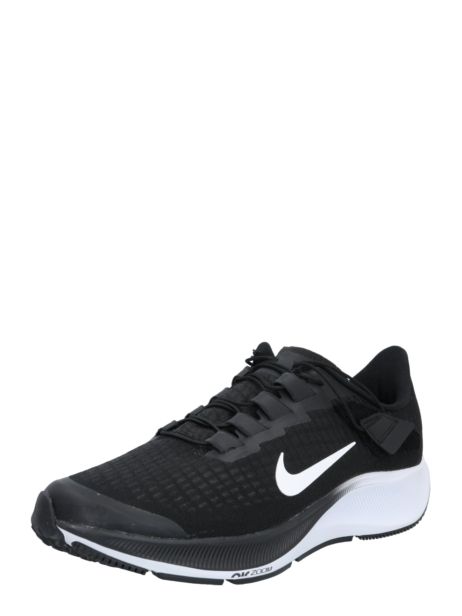 NIKE Sportiniai batai 'Air Zoom Pegasus 37 FlyEase'  balta / juoda