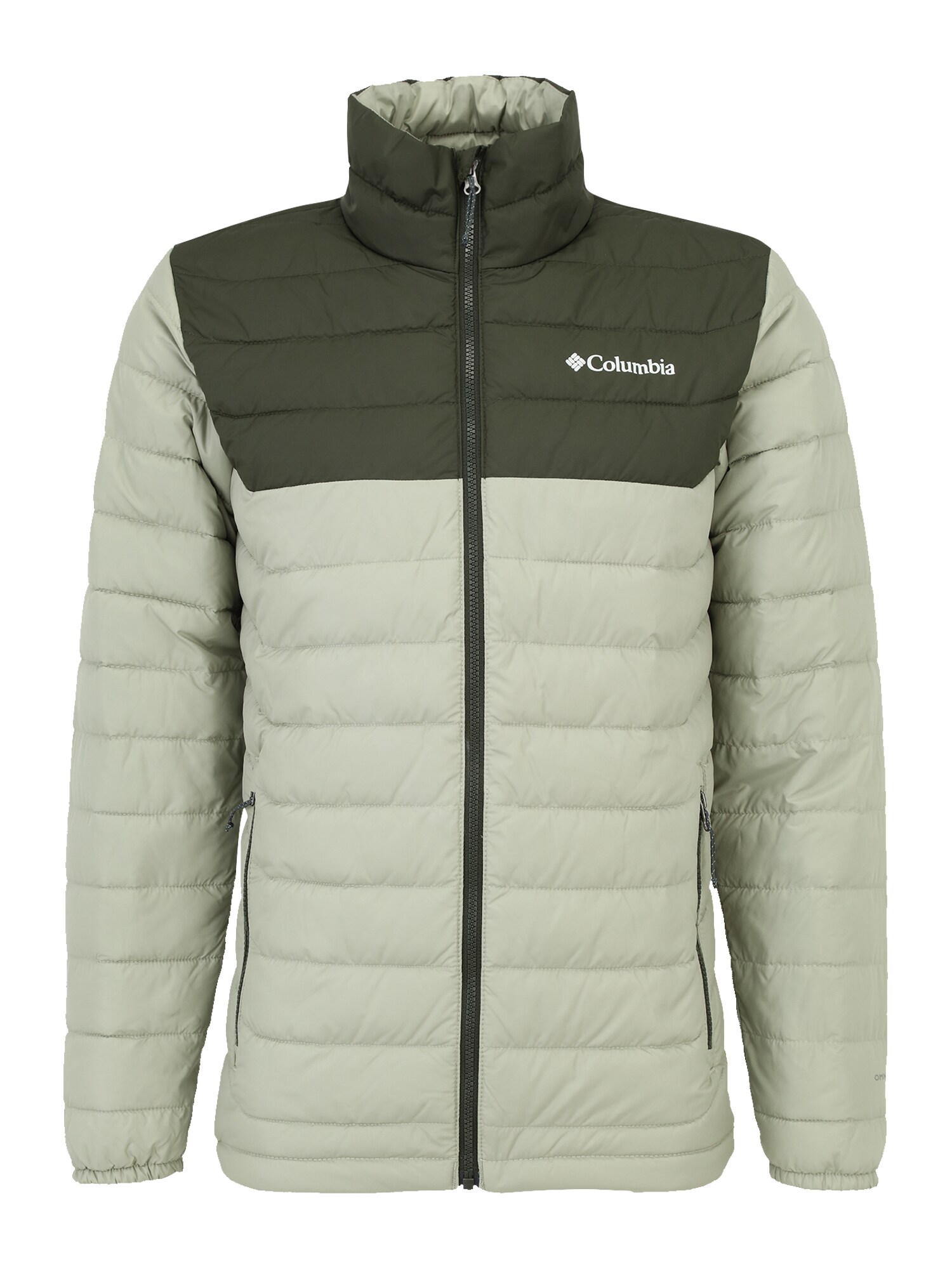 COLUMBIA Outdoorová bunda 'Powder Lite II'  jedľová / pastelovo zelená