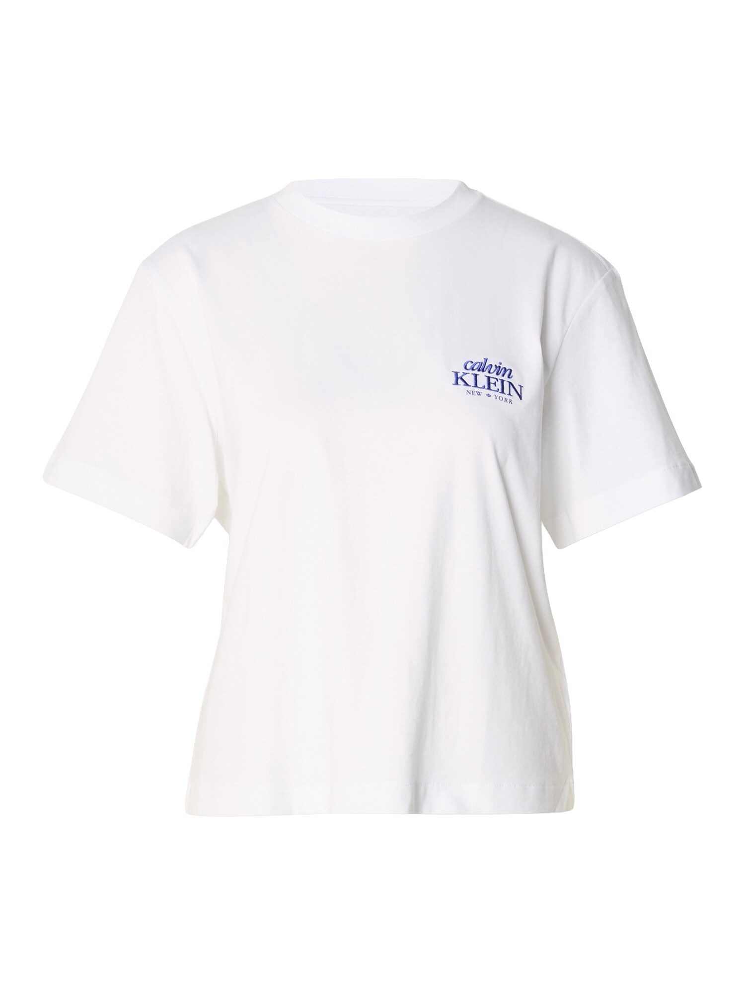 Calvin Klein Jeans Tricou  albastru / alb