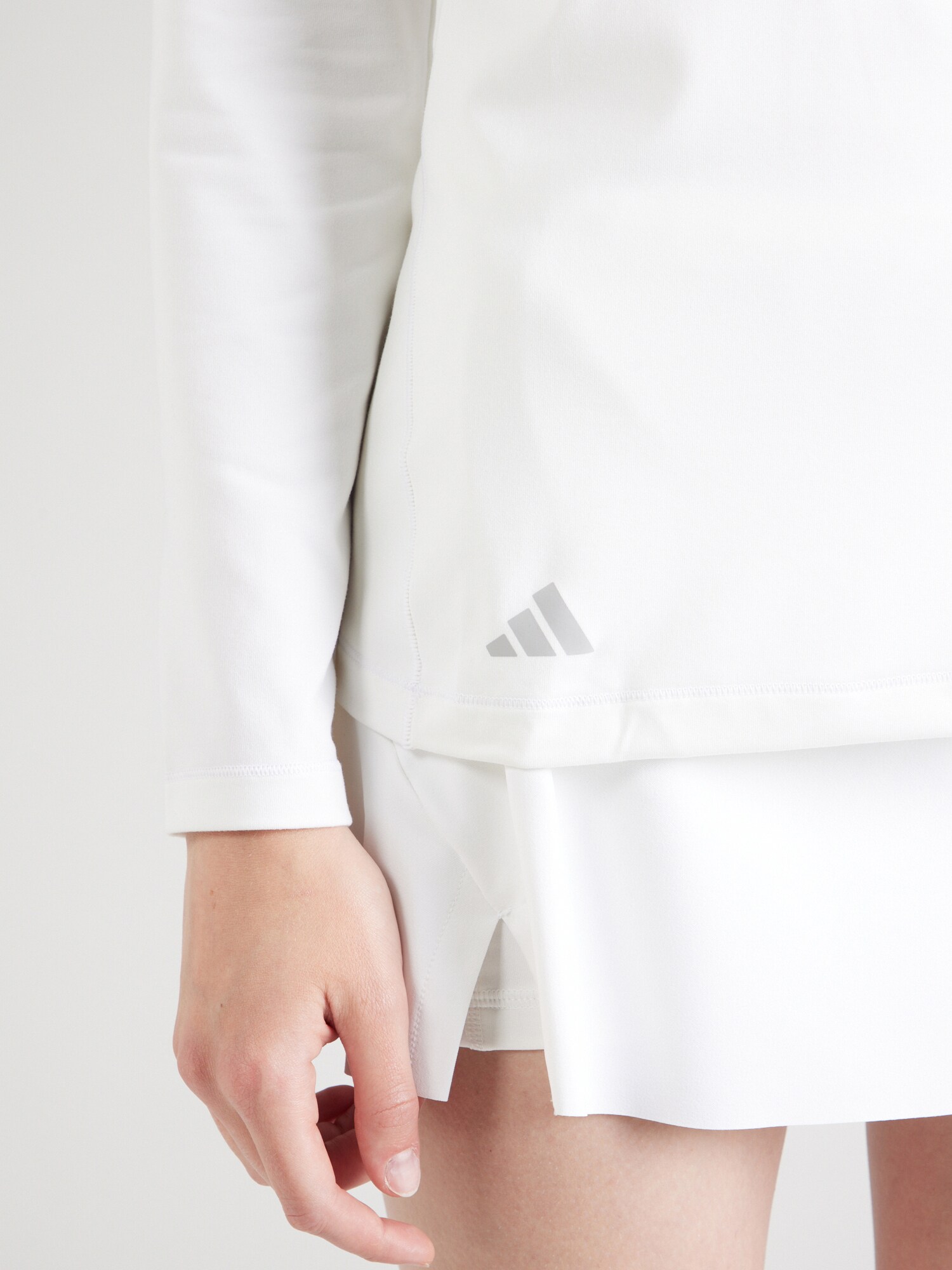 ADIDAS GOLF Športová mikina sivá / biela (obrázok 5)