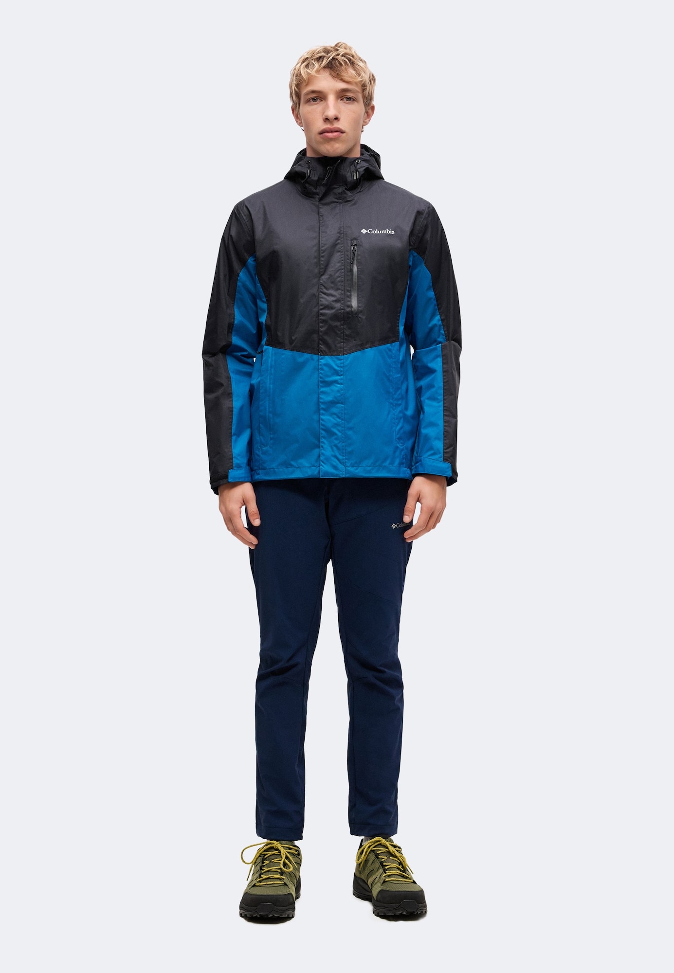 COLUMBIA Chaqueta de montaña 'Pouring Adventure' azul / negro / blanco – imagen 3