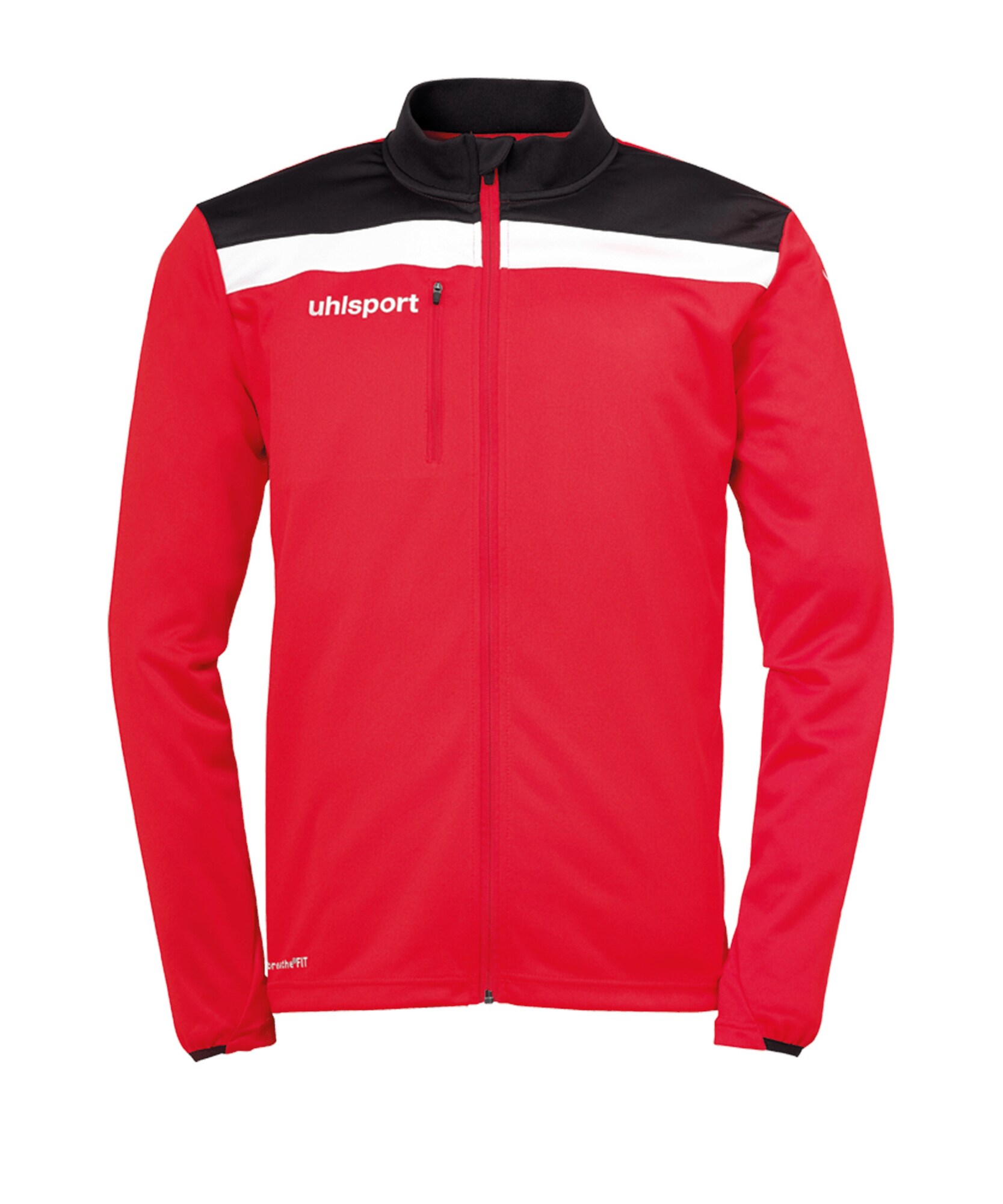 UHLSPORT Jachetă de trening  roșu / negru / alb