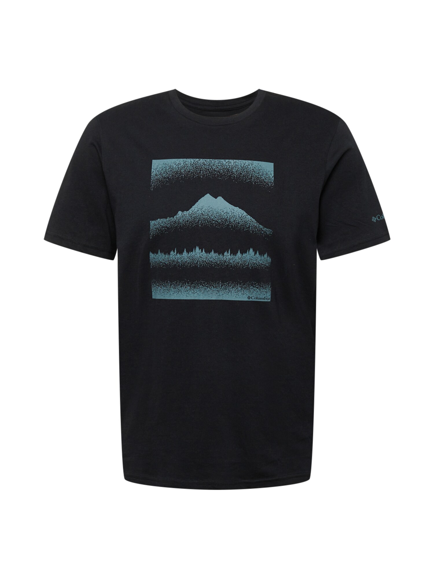COLUMBIA Funkčné tričko  dymovo modrá / čierna