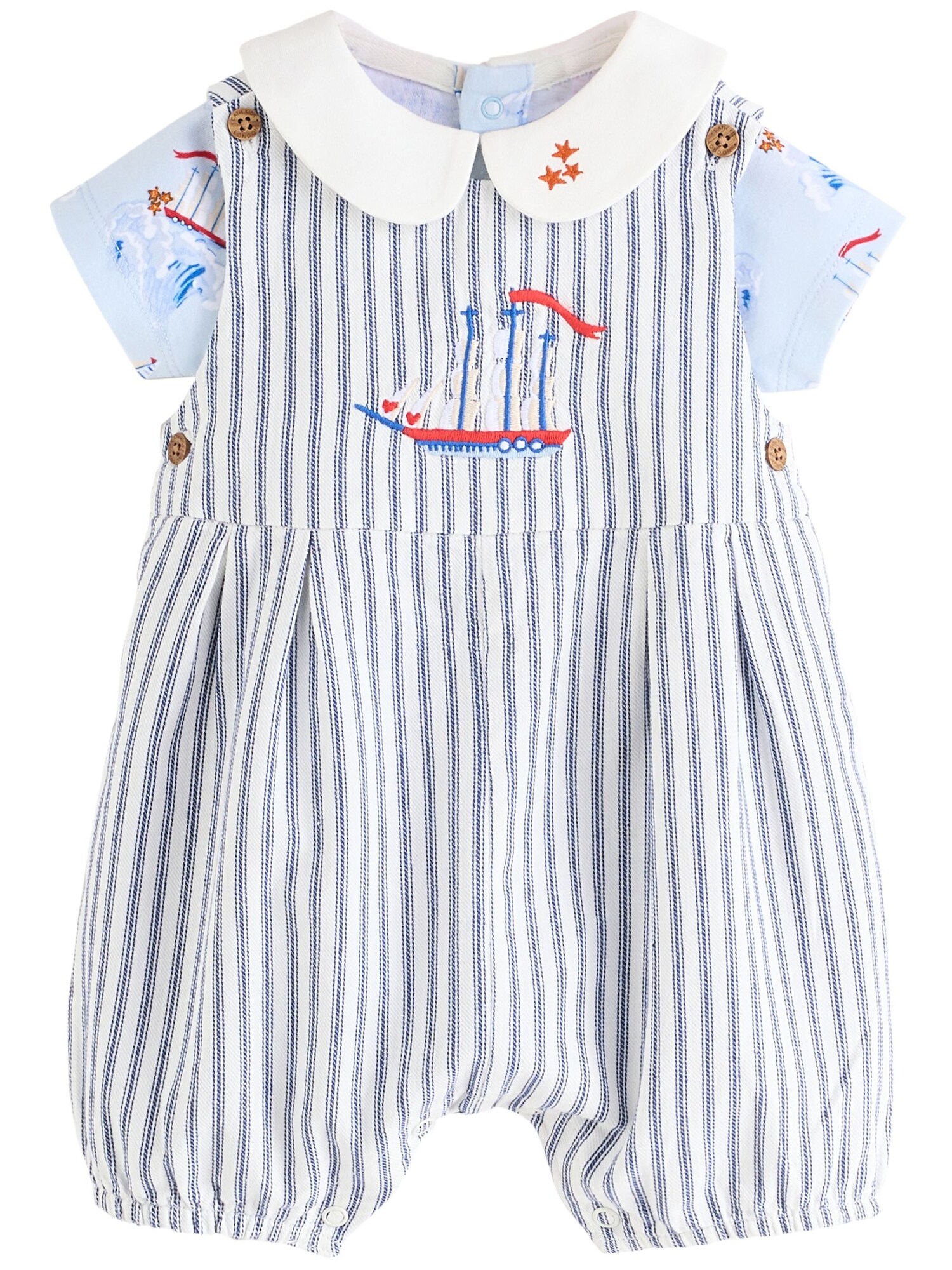 Next Salopetă Cath Kidston  albastru / albastru marin / albastru deschis / roşu închis