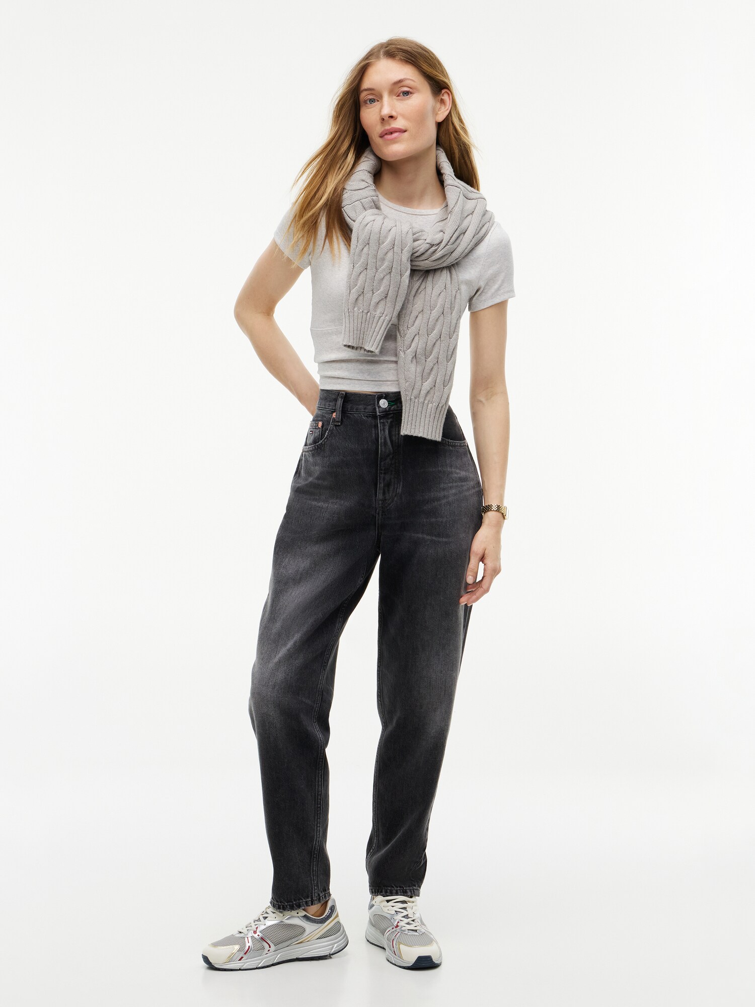 Tommy Jeans Vaquero '90'S'  negro – imagen 4