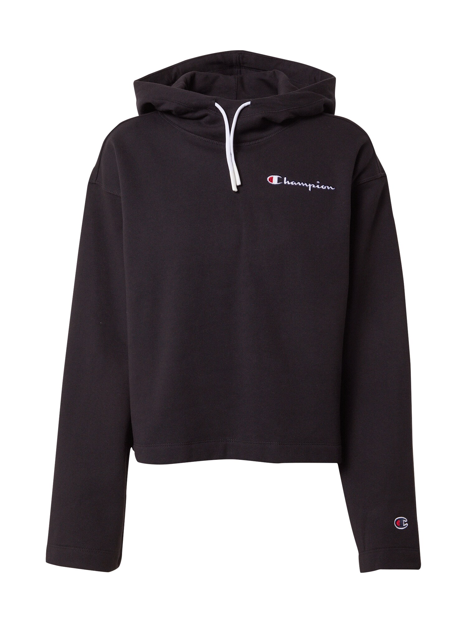 Champion Authentic Athletic Apparel Megztinis be užsegimo  juoda / balta / raudona
