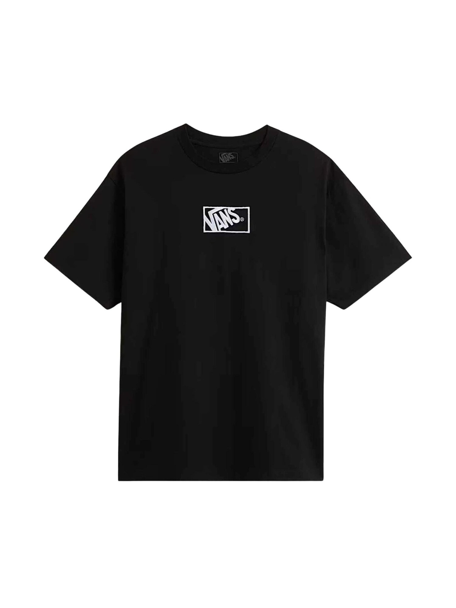 VANS Camiseta  negro / blanco