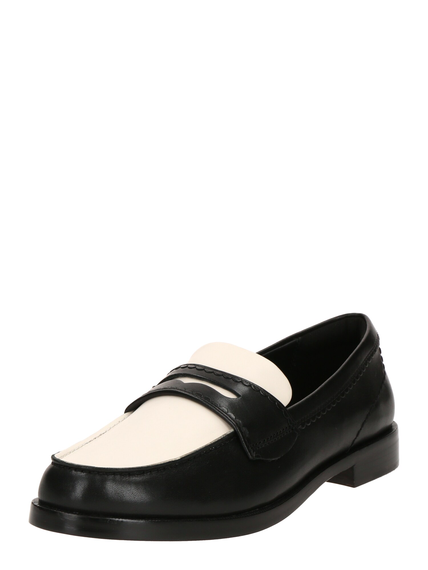 CLARKS Papuci de casă Straven Edge  negru / alb