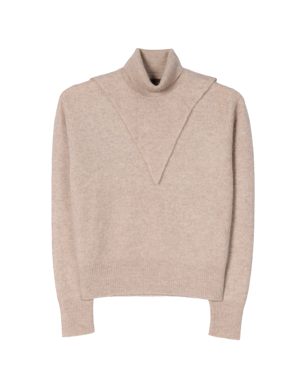 Tröja 'Women's Dual-Collar Cashmere Sweater'