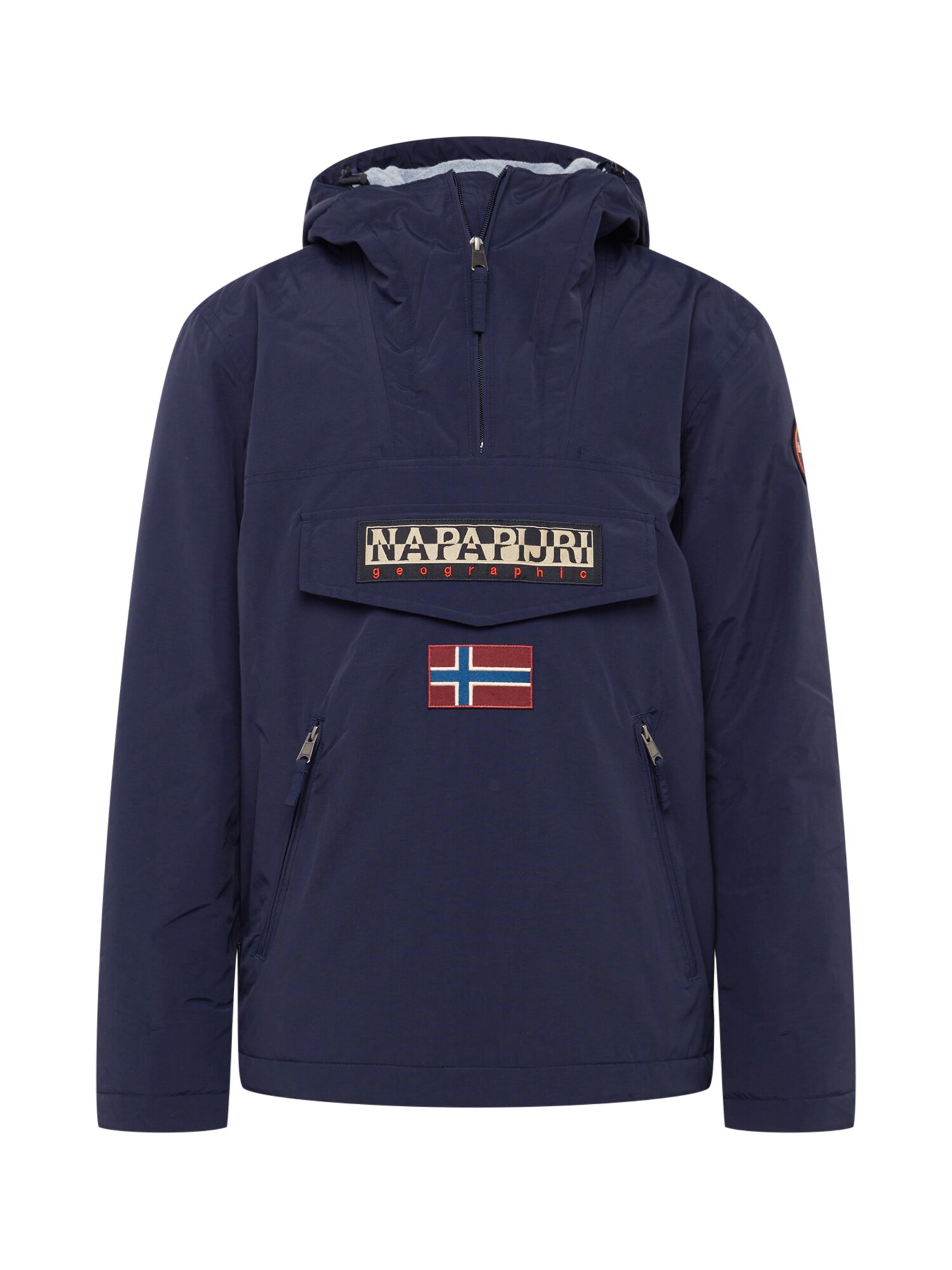 NAPAPIJRI Chaqueta de entretiempo 'Rainforest'  beige claro / marino / azul cielo / rojo oscuro