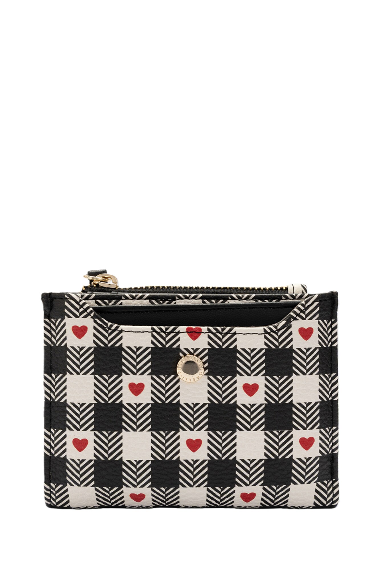 FIORELLI Portamonete 'Aubrey'  beige / grigio / rosso
