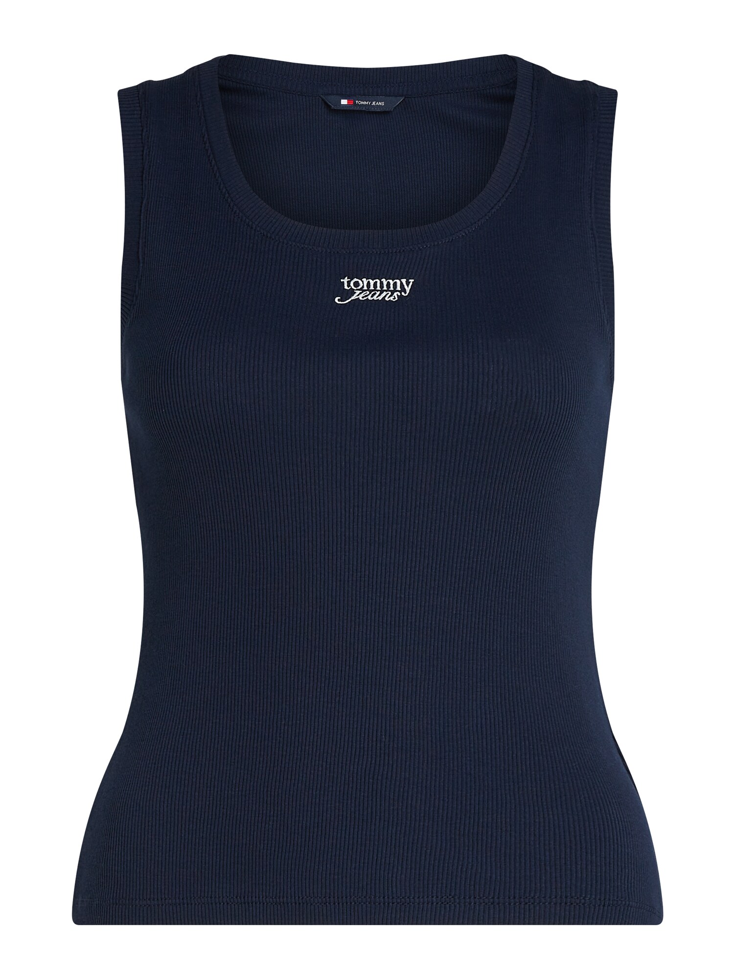 Tommy Jeans Top  námornícka modrá / biela