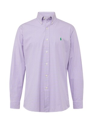 Polo Ralph Lauren Overhemd ‘CUBDPPCS’ Groen / Lavendel / Natuurwit