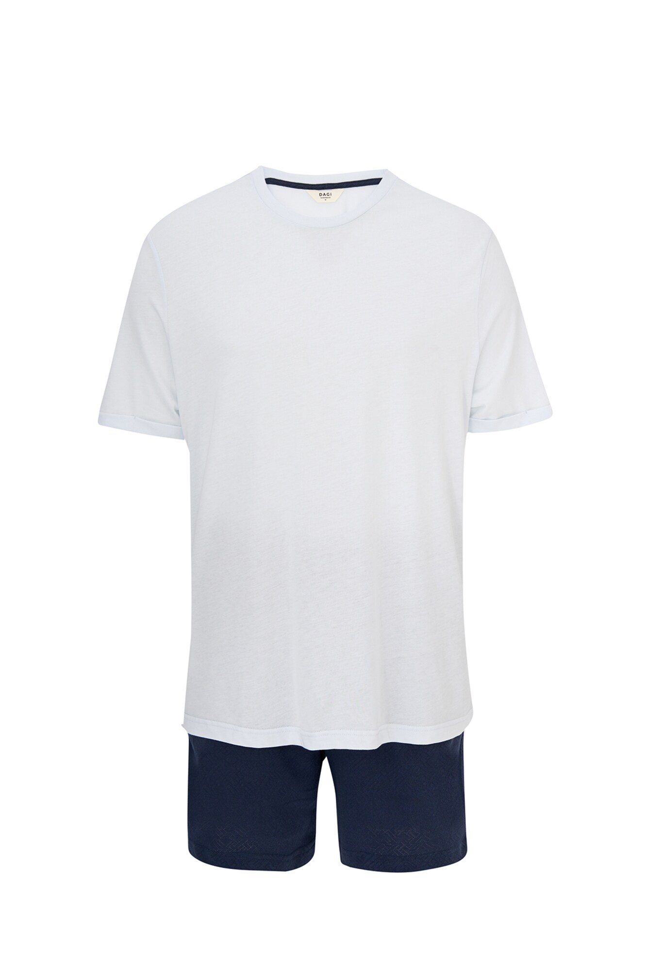Dagi Pijama corto  azul / blanco
