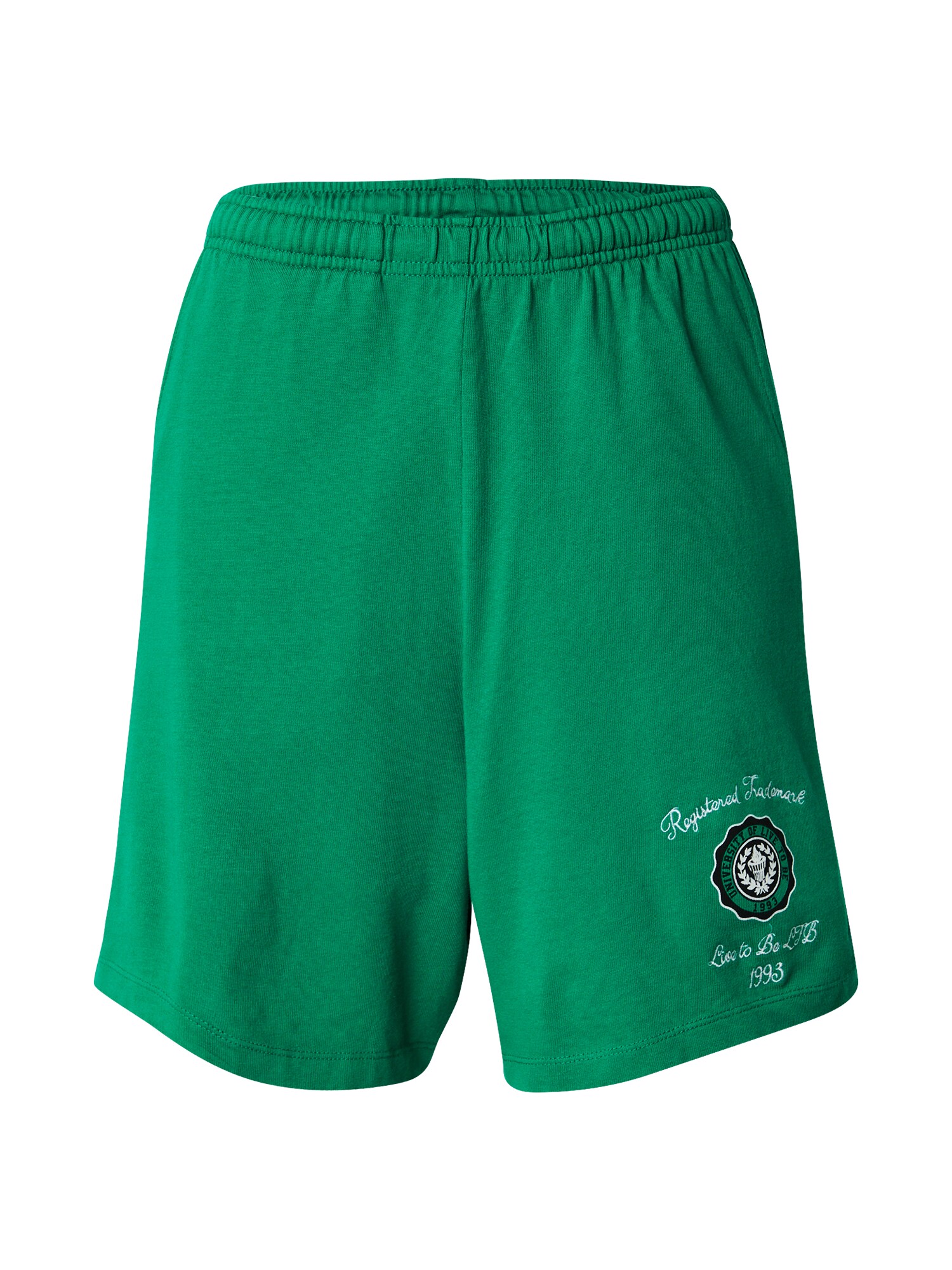 LTB Nohavice 'TIGANE' zelená / čierna / biela