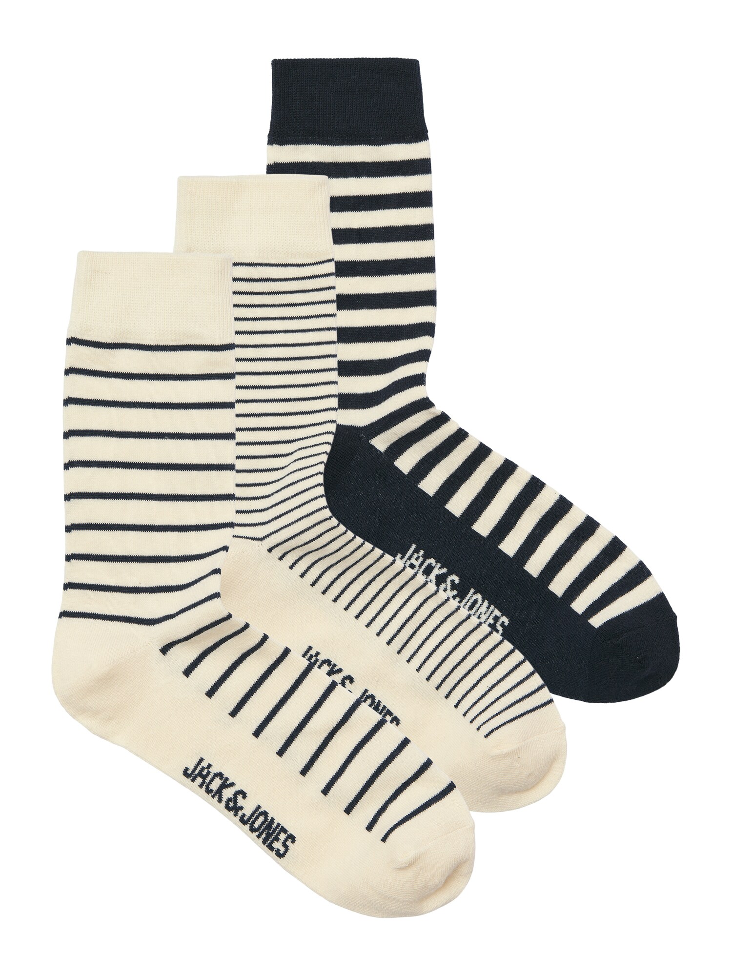 JACK & JONES Șosete JACGALE  bej deschis / negru