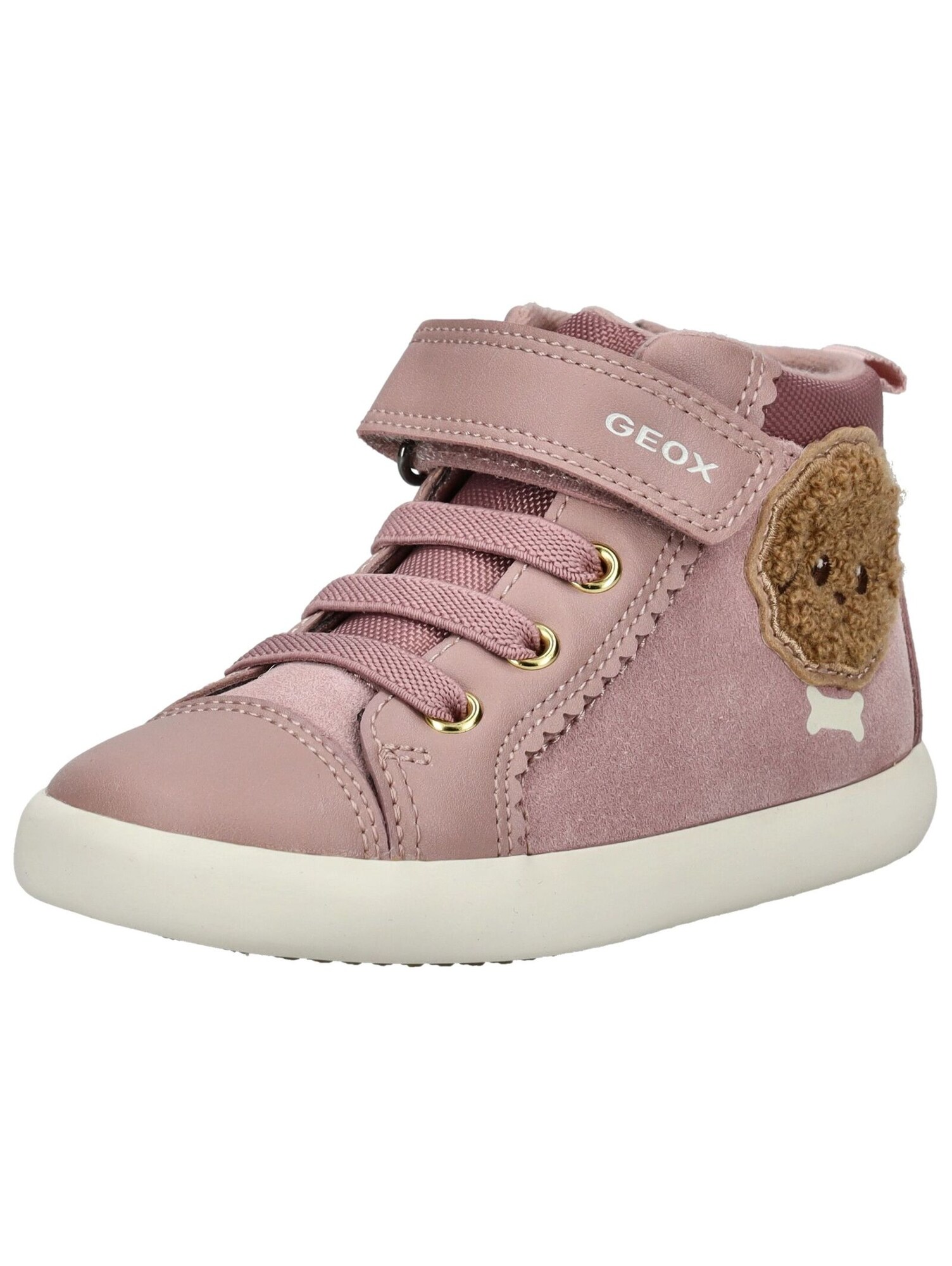 Geox Sneakers Crème / Chocoladebruin / Rosé
