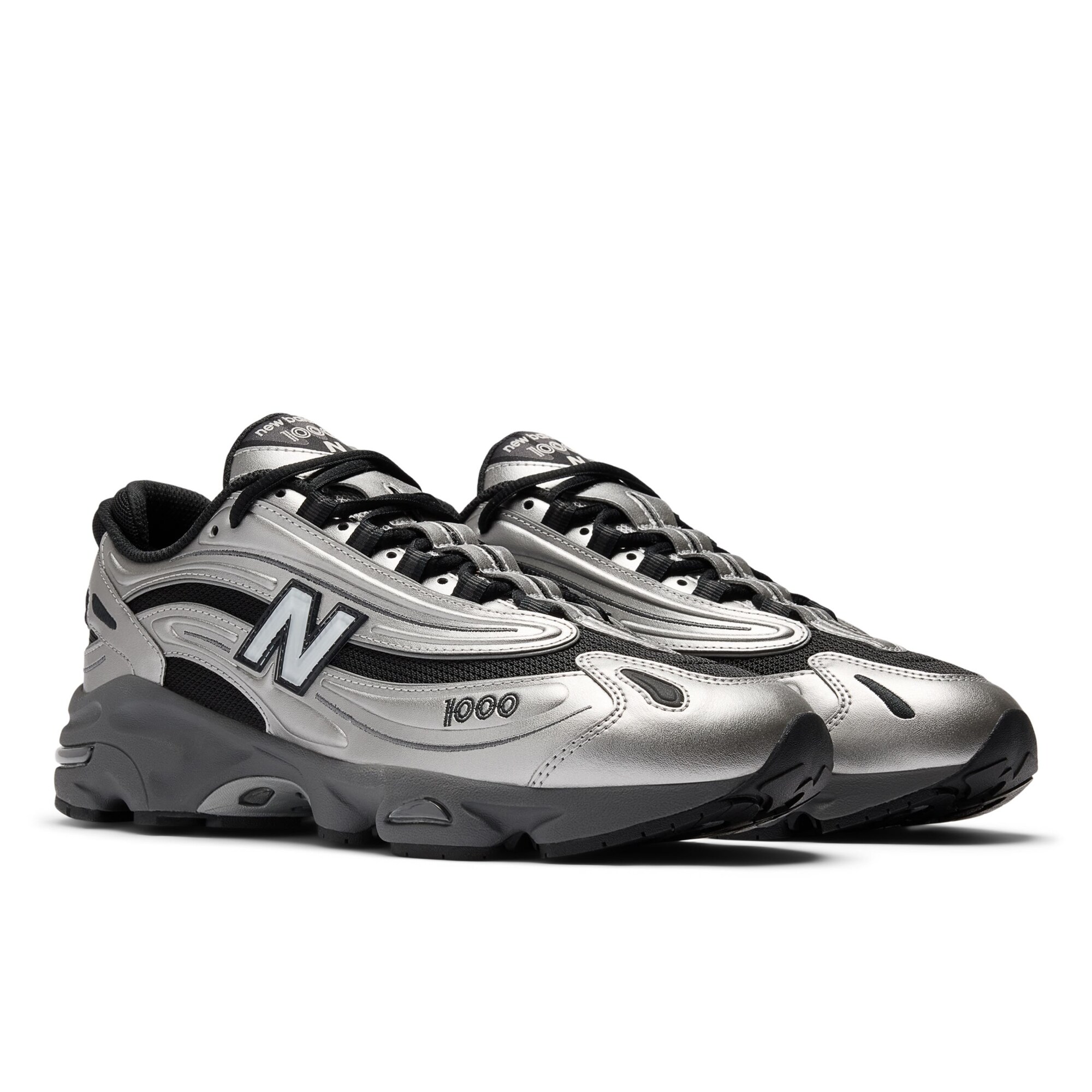 New balance Zapatillas deportivas bajas '1000' negro / plata – imagen 3