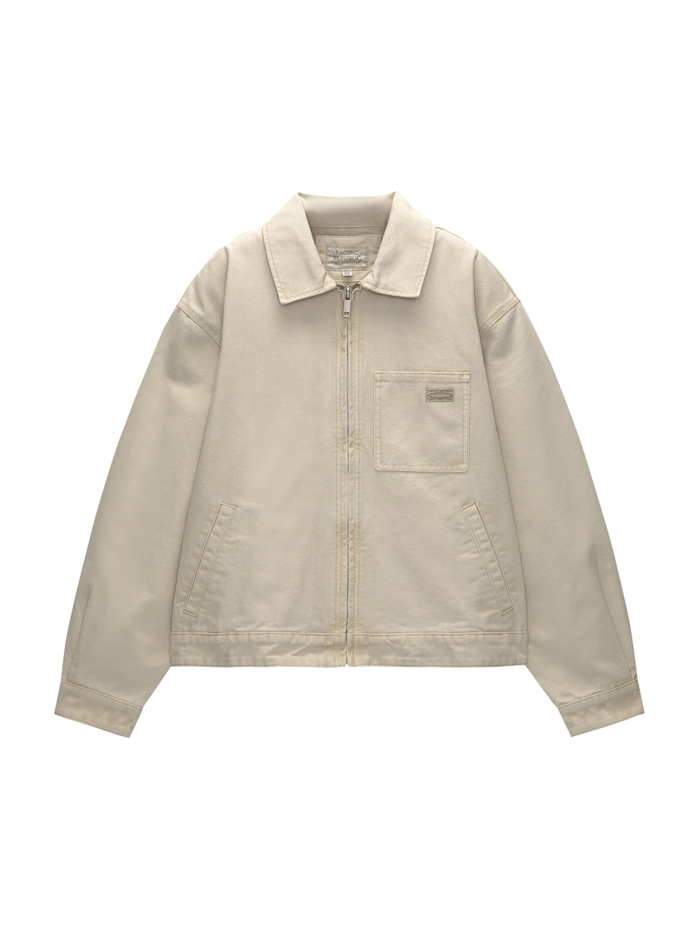 Beige Transitional Jacket