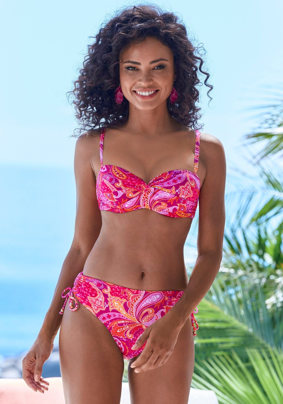 Bikiniunderdel korall / rosa / fuchsia