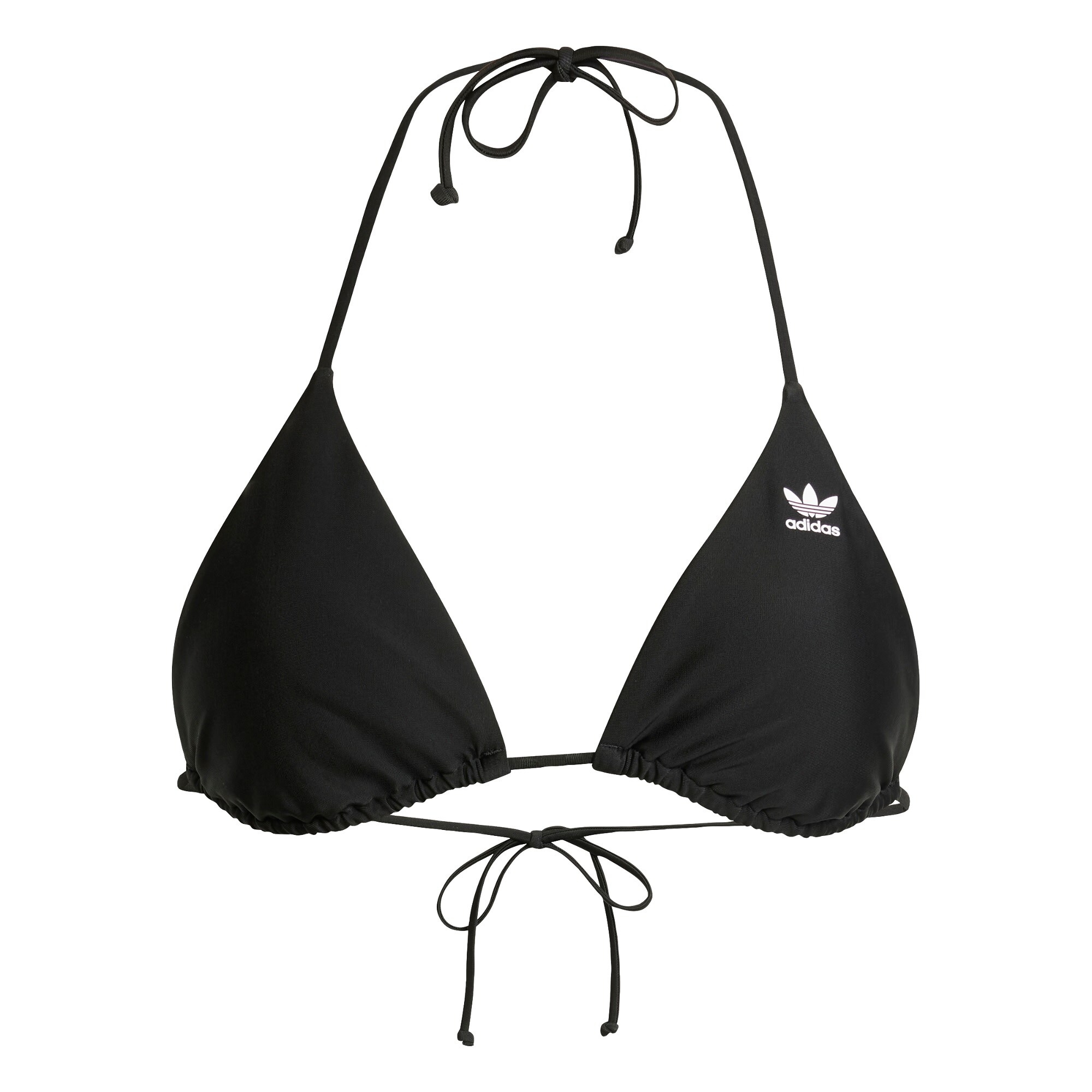 ADIDAS ORIGINALS Bikinový top 'ADIC'  čierna / biela