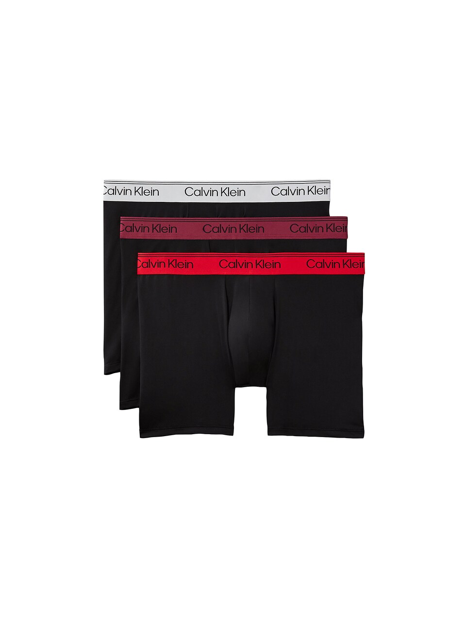 Boxershorts röd / vinröd / svart