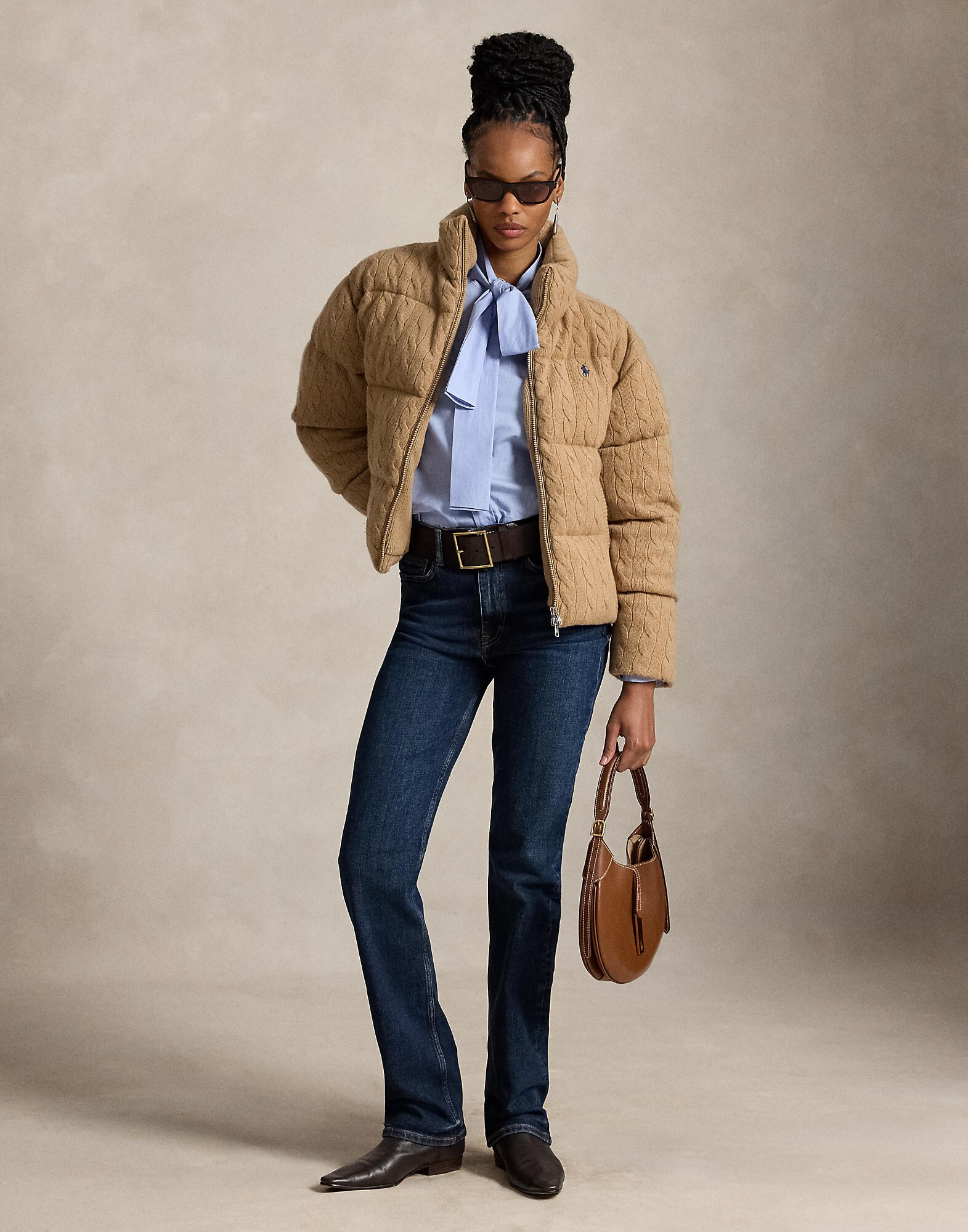 Polo Ralph Lauren Chaqueta de invierno  camelo – imagen 4