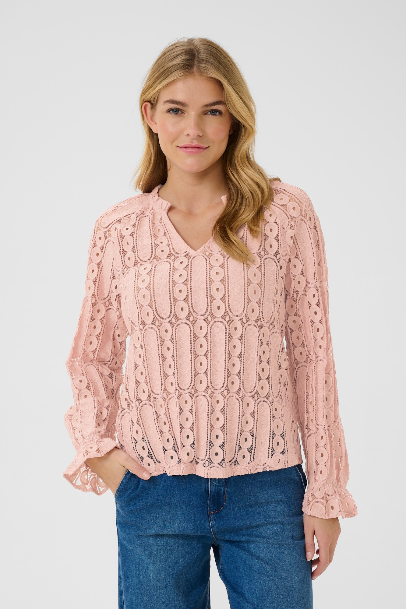 Thumbnail - Cream Bluse Tully