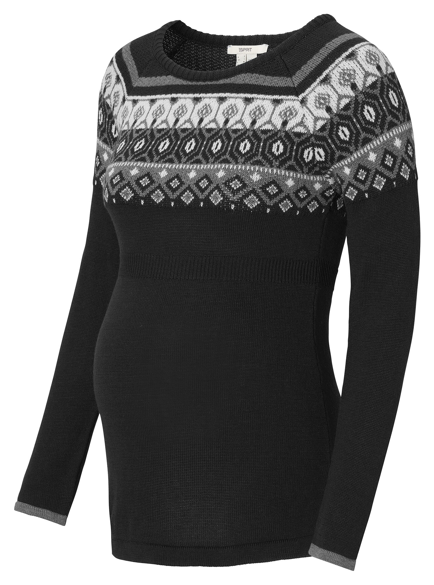 Esprit Maternity Esprit Maternity Pullover (OCS) schwarz / weiß