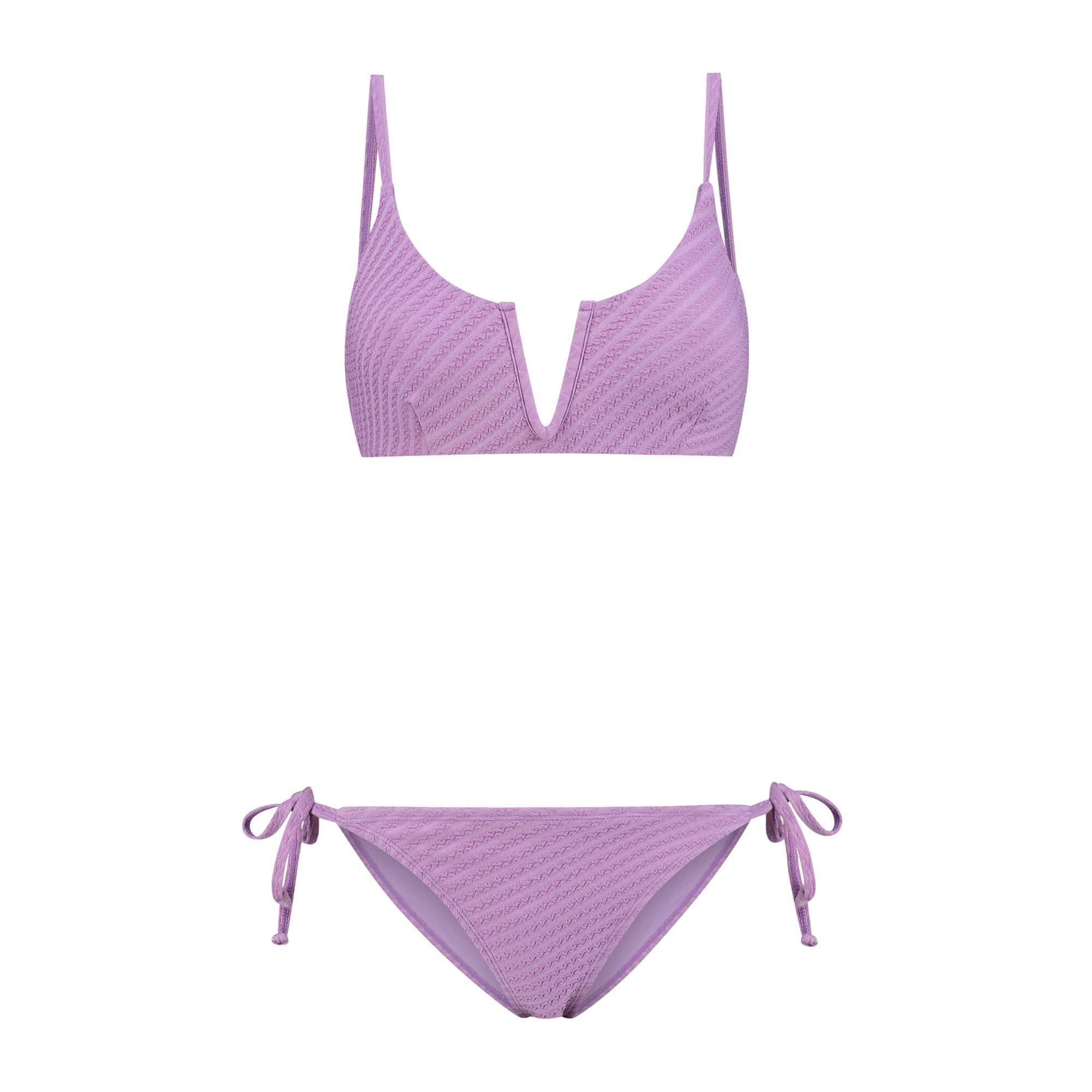 Shiwi Costum de baie două piese Leah  mov liliachiu