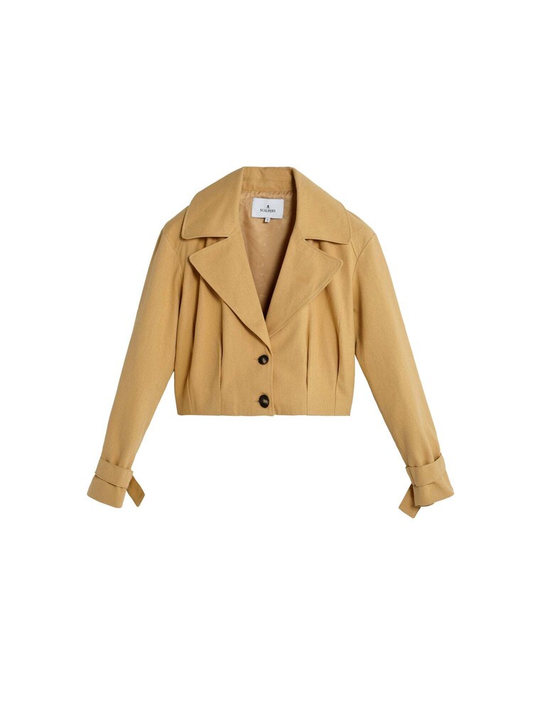 Scalpers Átmeneti dzseki Női sárga , Méret XS