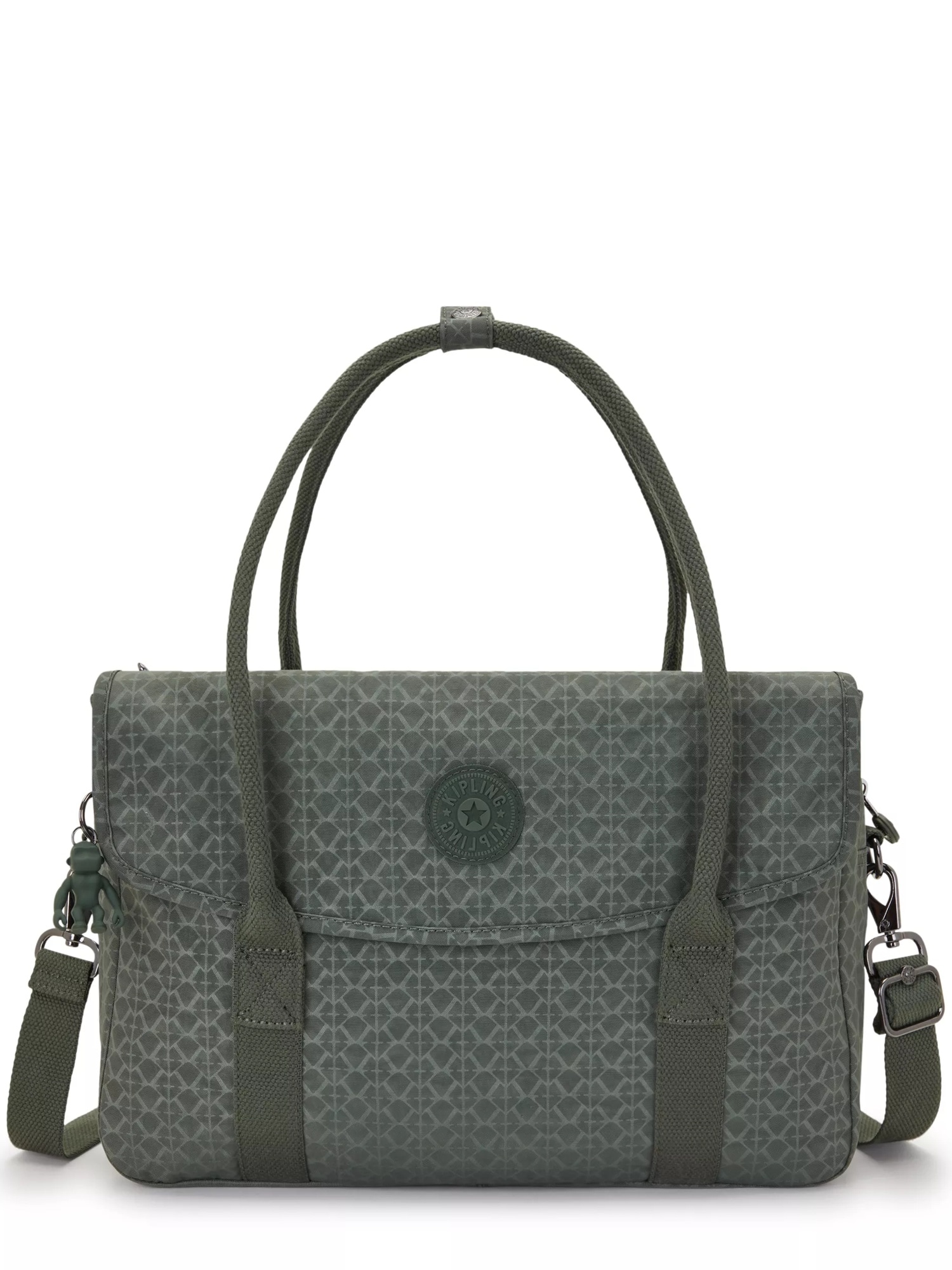 KIPLING Geantă de umăr Superworker  gri deschis / gri închis