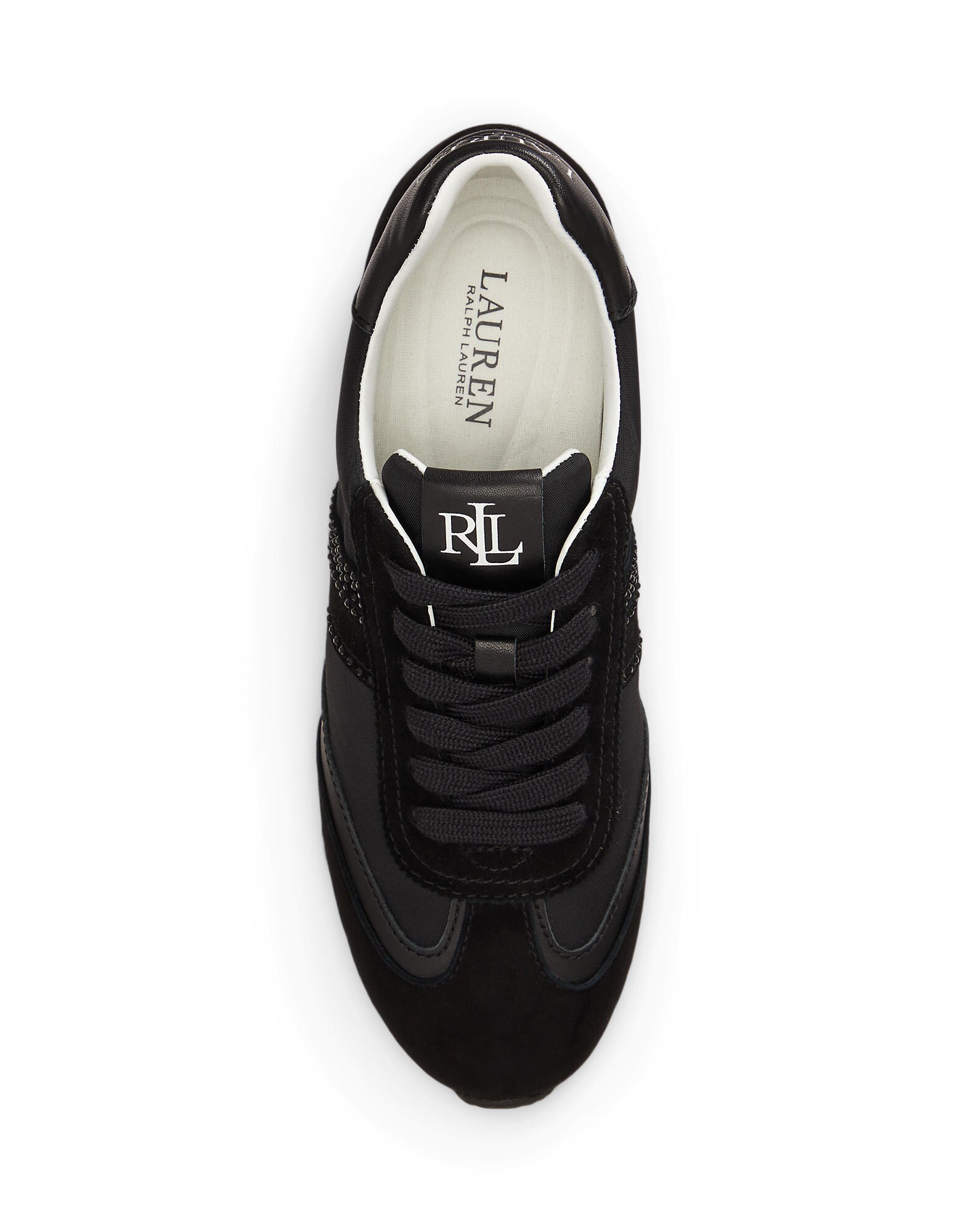 Lauren Ralph Lauren Zapatillas deportivas bajas negro / blanco – imagen 3